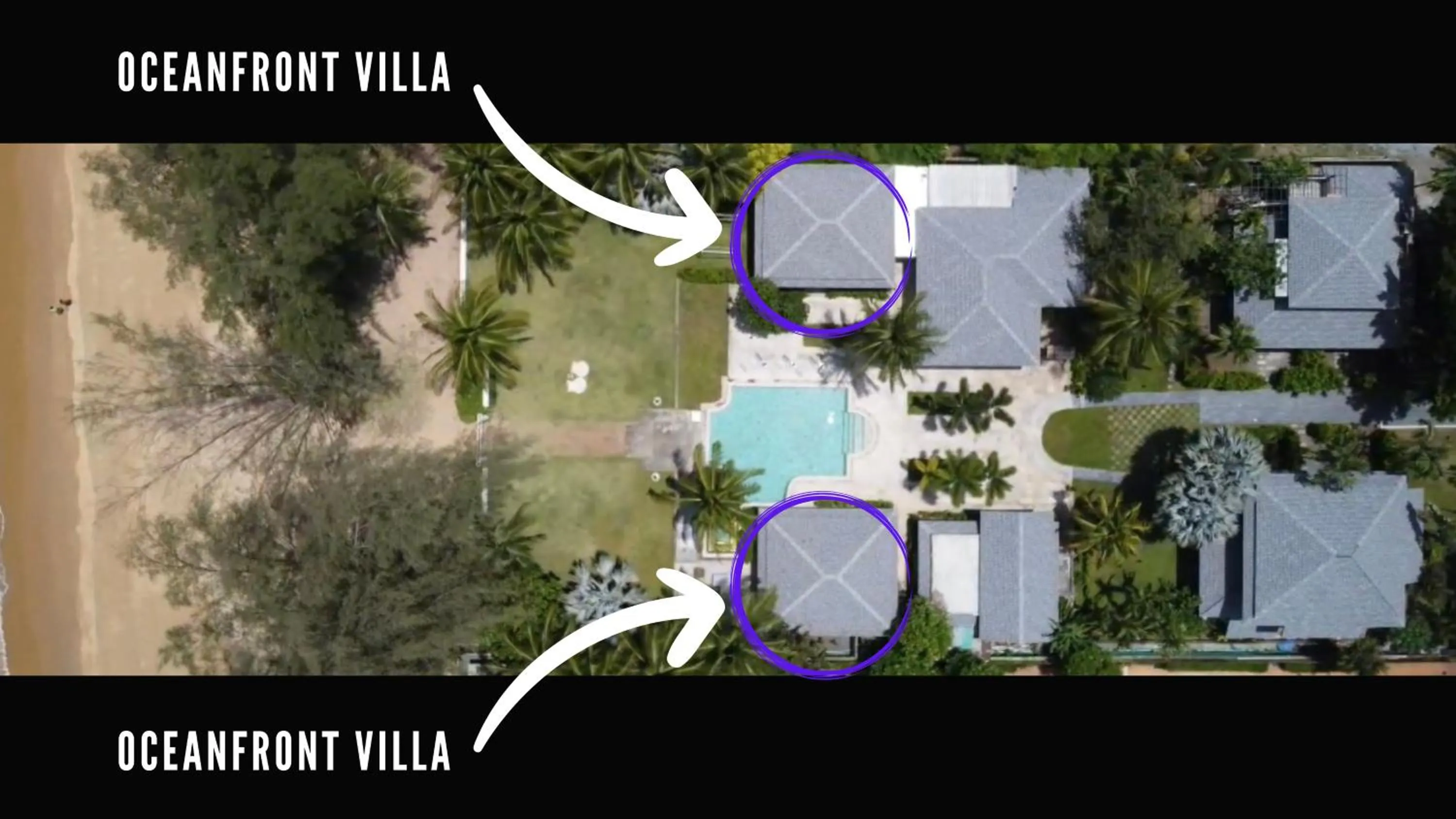 Location in The Anda Mani Khaolak Beachfront Villas - Adult only