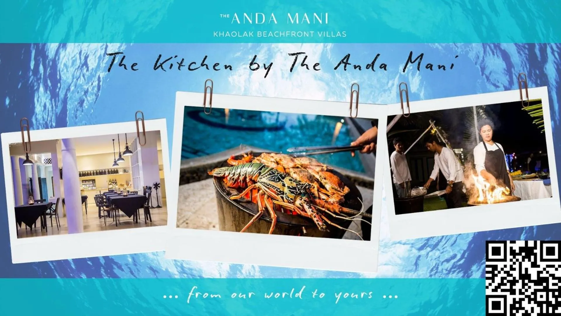Restaurant/places to eat in The Anda Mani Khaolak Beachfront Villas - Adult only