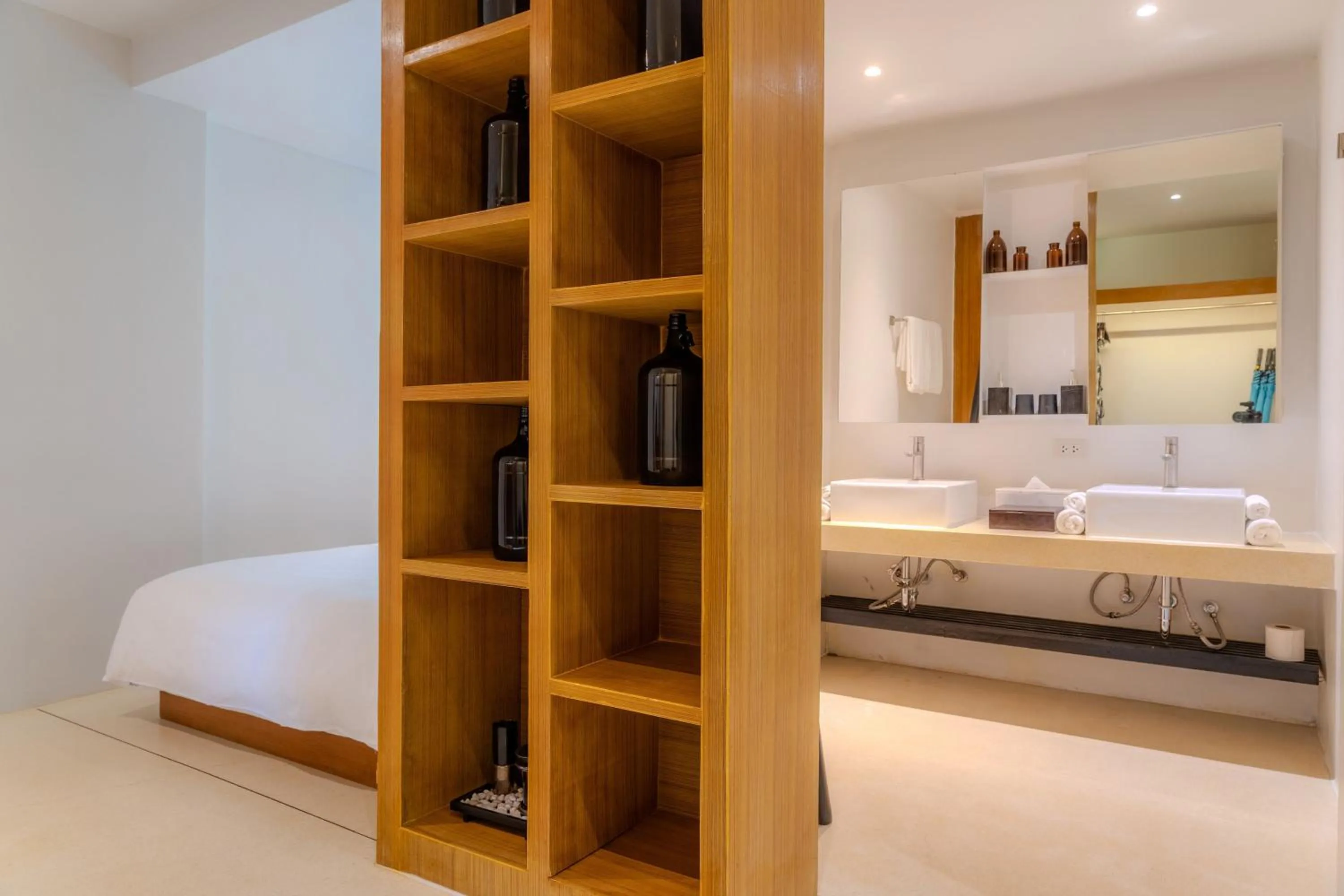 Bathroom, Bed in The Anda Mani Khaolak Beachfront Villas - Adult only