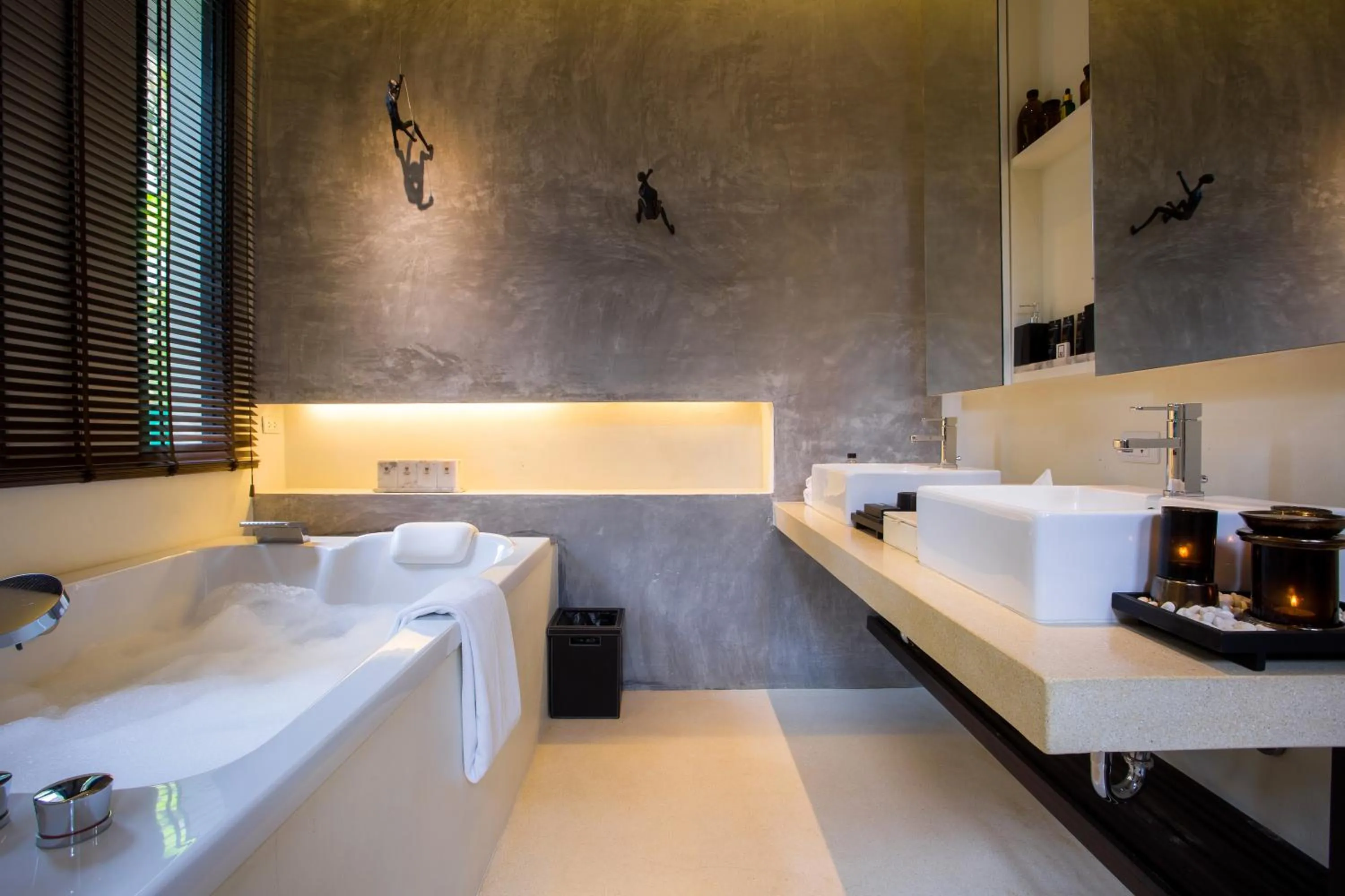 Bathroom in The Anda Mani Khaolak Beachfront Villas - Adult only