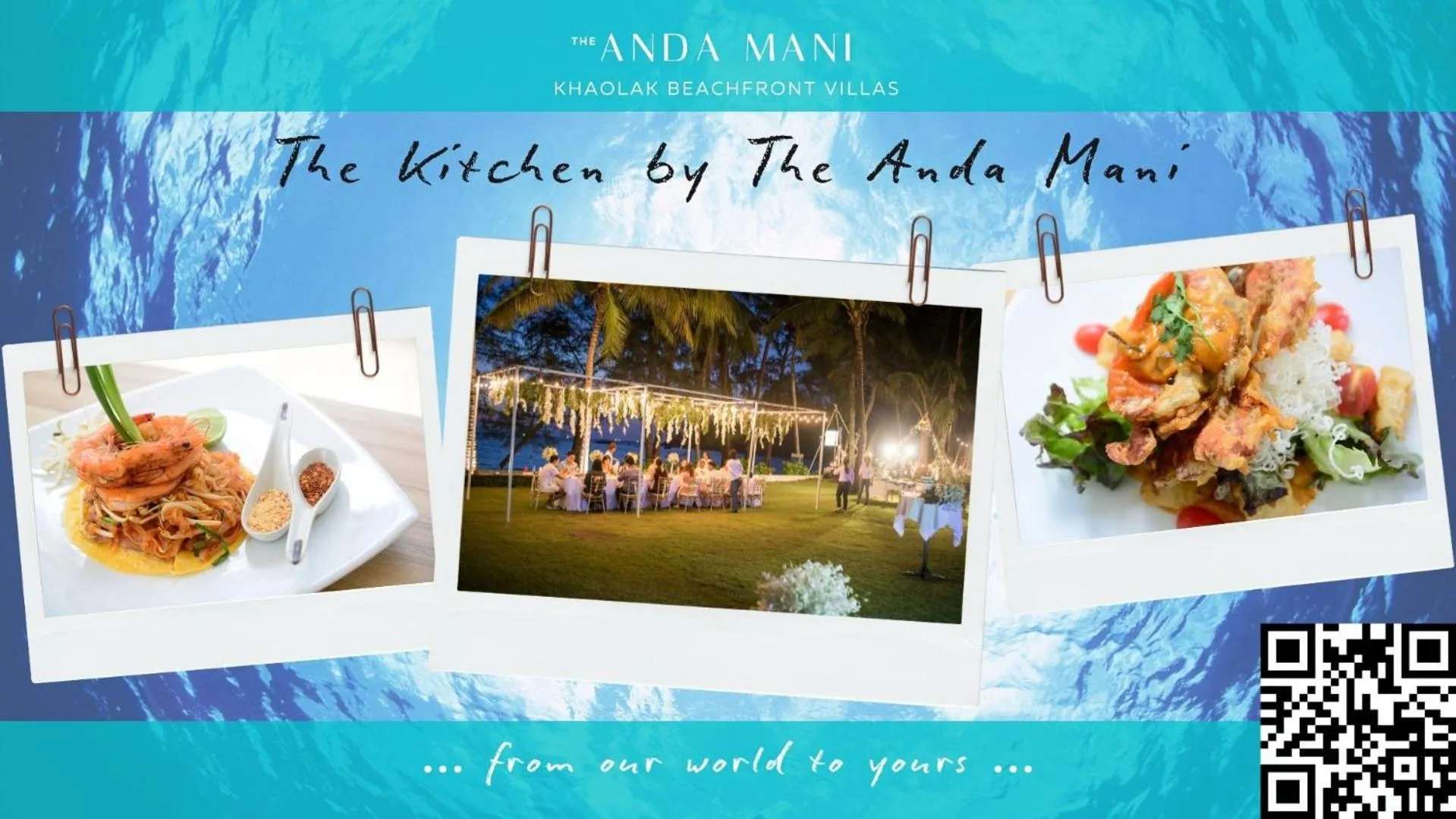 Restaurant/places to eat in The Anda Mani Khaolak Beachfront Villas - Adult only