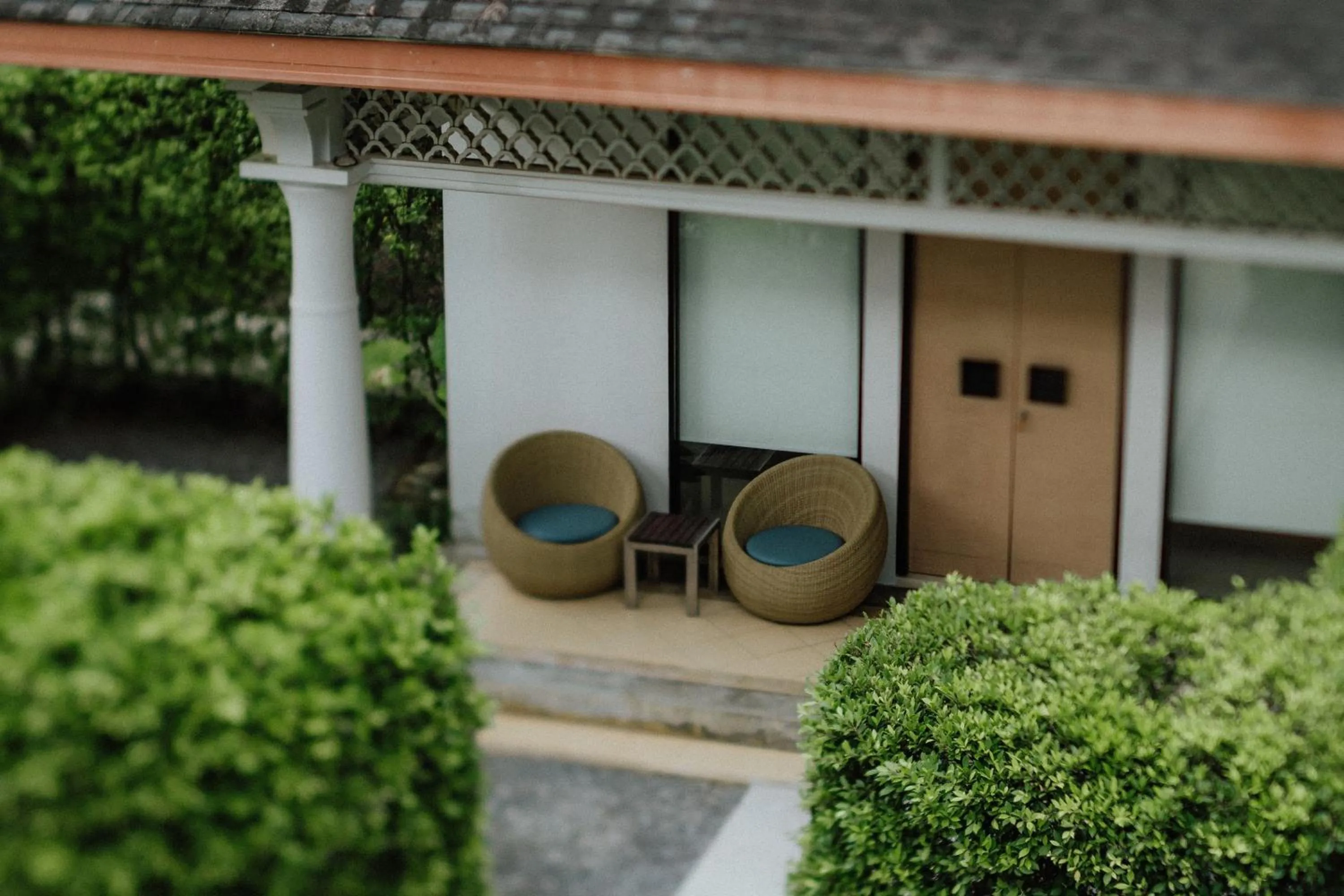 Patio in The Anda Mani Khaolak Beachfront Villas - Adult only