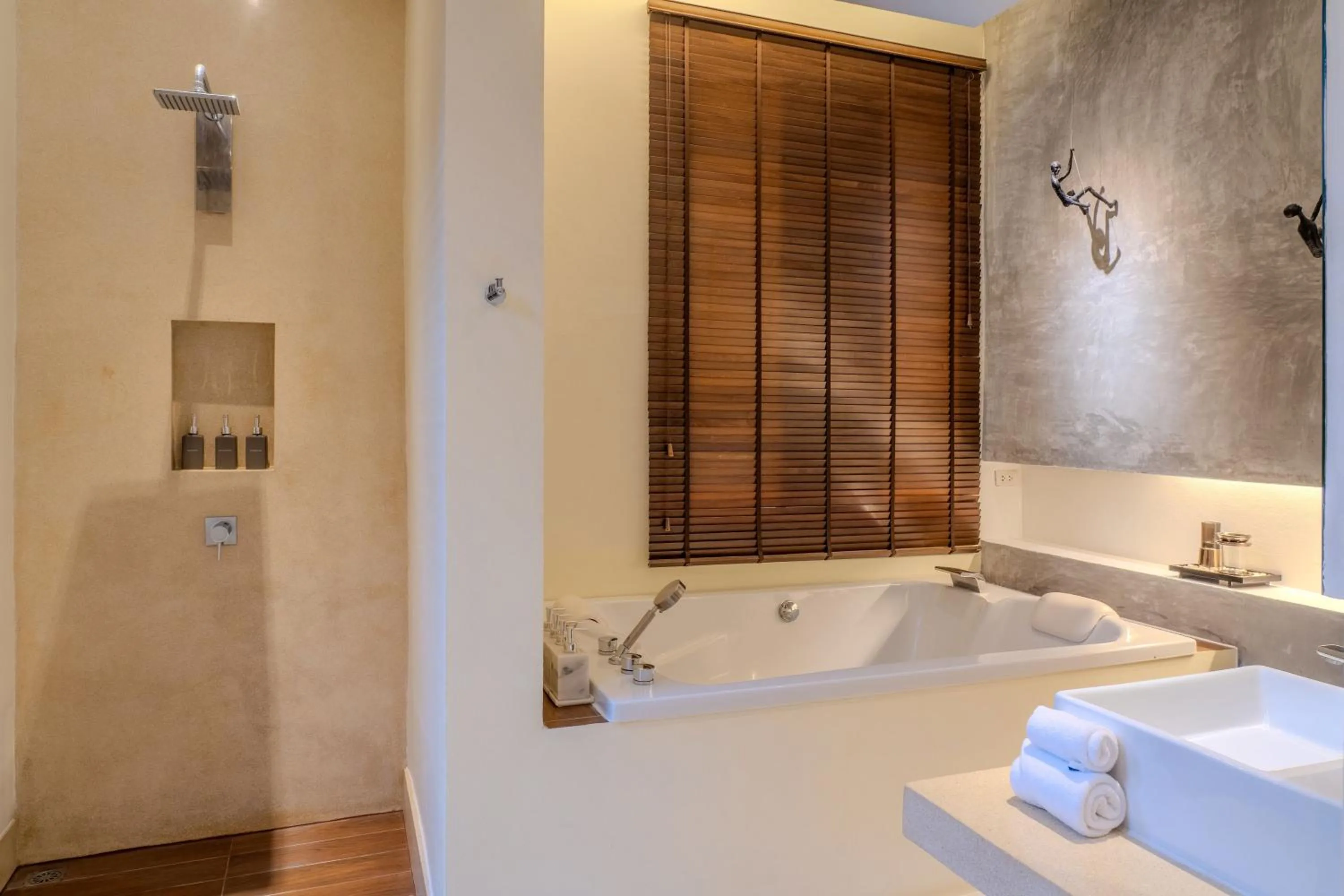 Bathroom in The Anda Mani Khaolak Beachfront Villas - Adult only