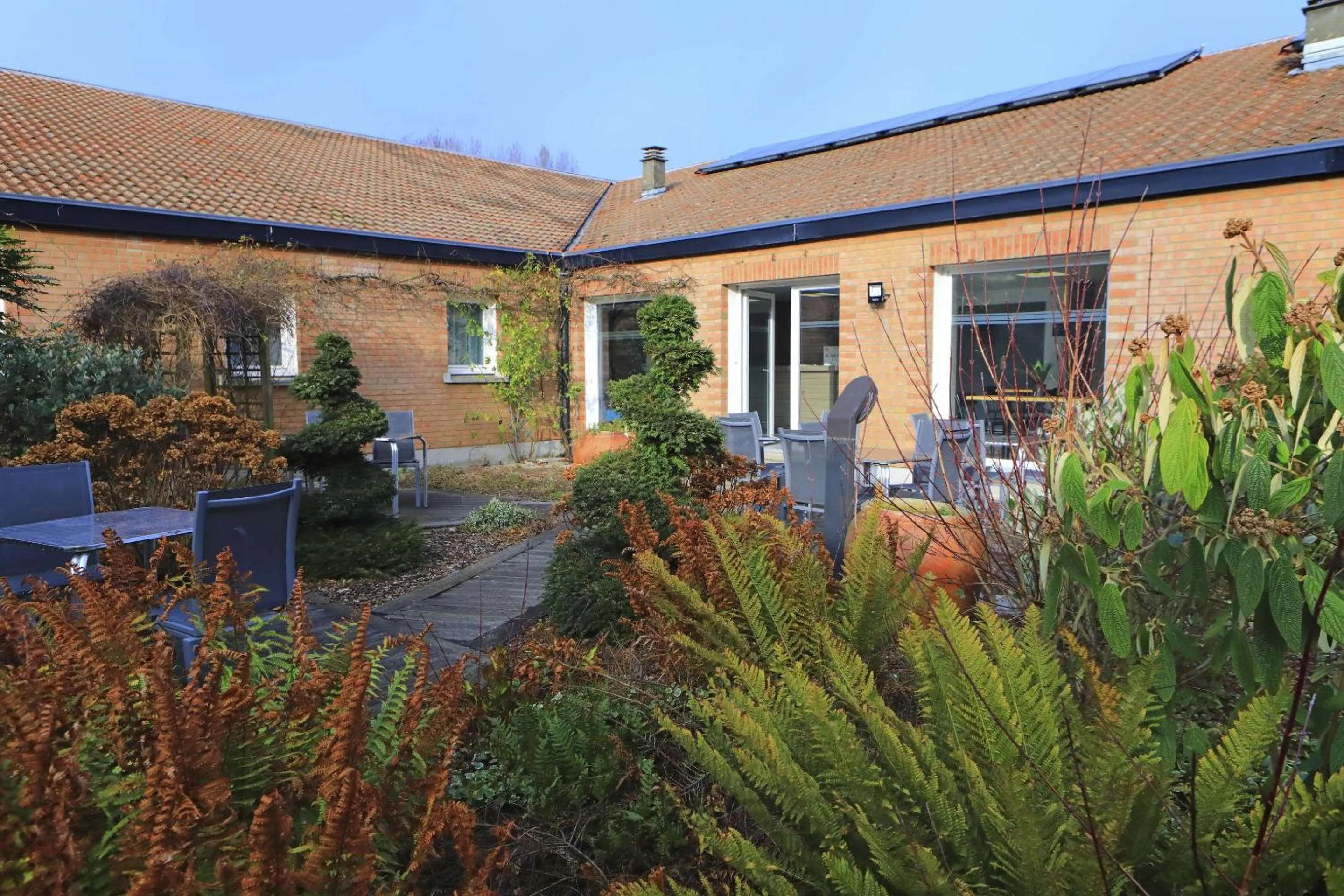 Property building in Brit Hotel Le Polder