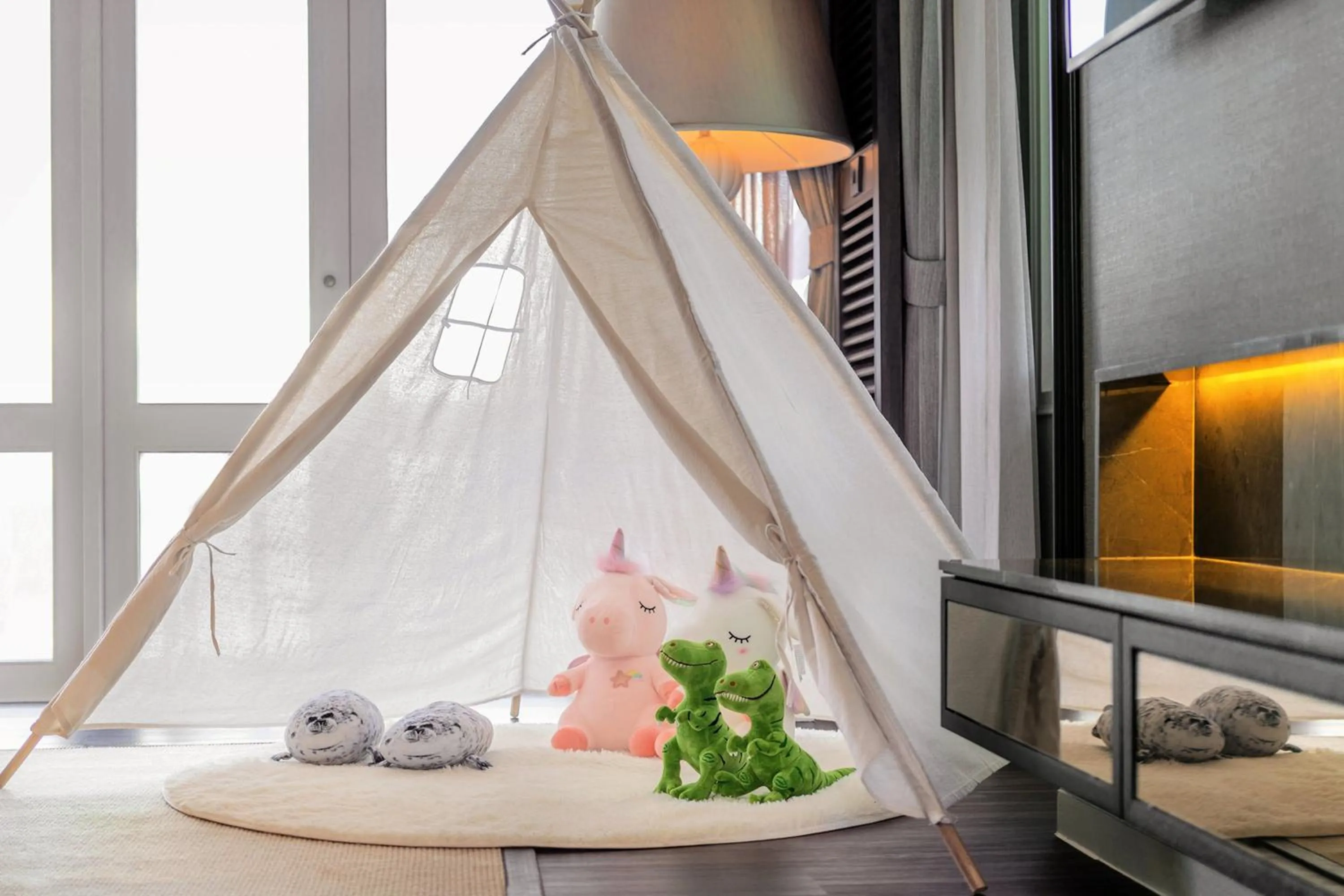 Photo of the whole room, Bed in InterContinental Koh Samui Resort by IHG