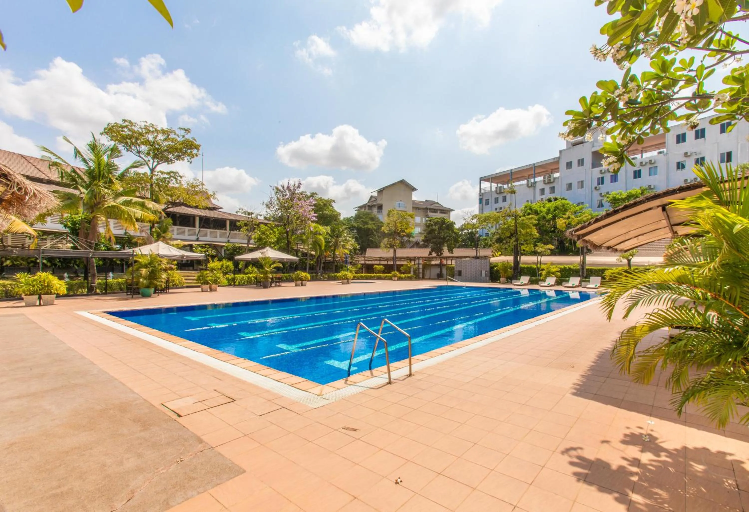 Pool view in Cambodian Country Club