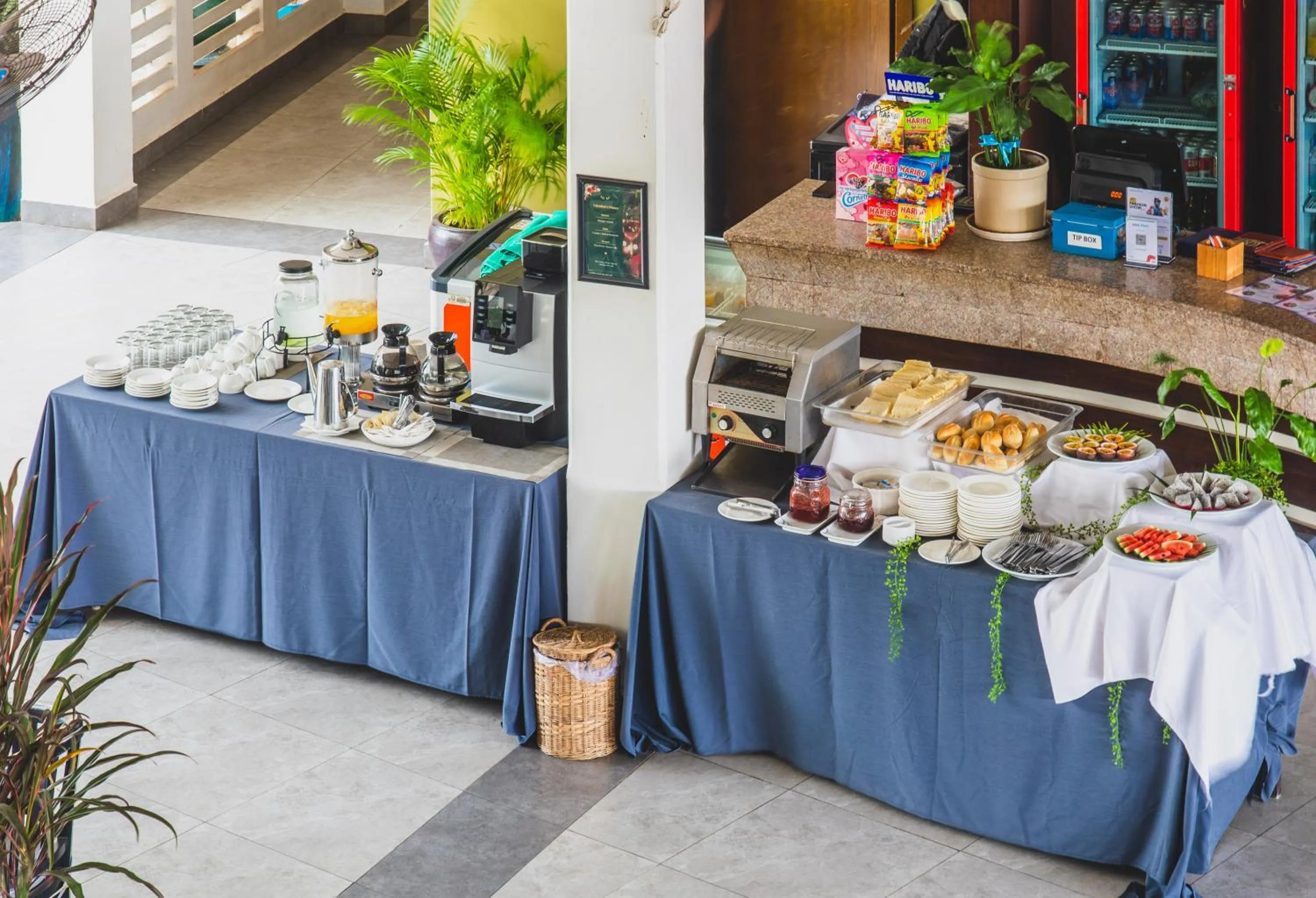 Breakfast in Cambodian Country Club