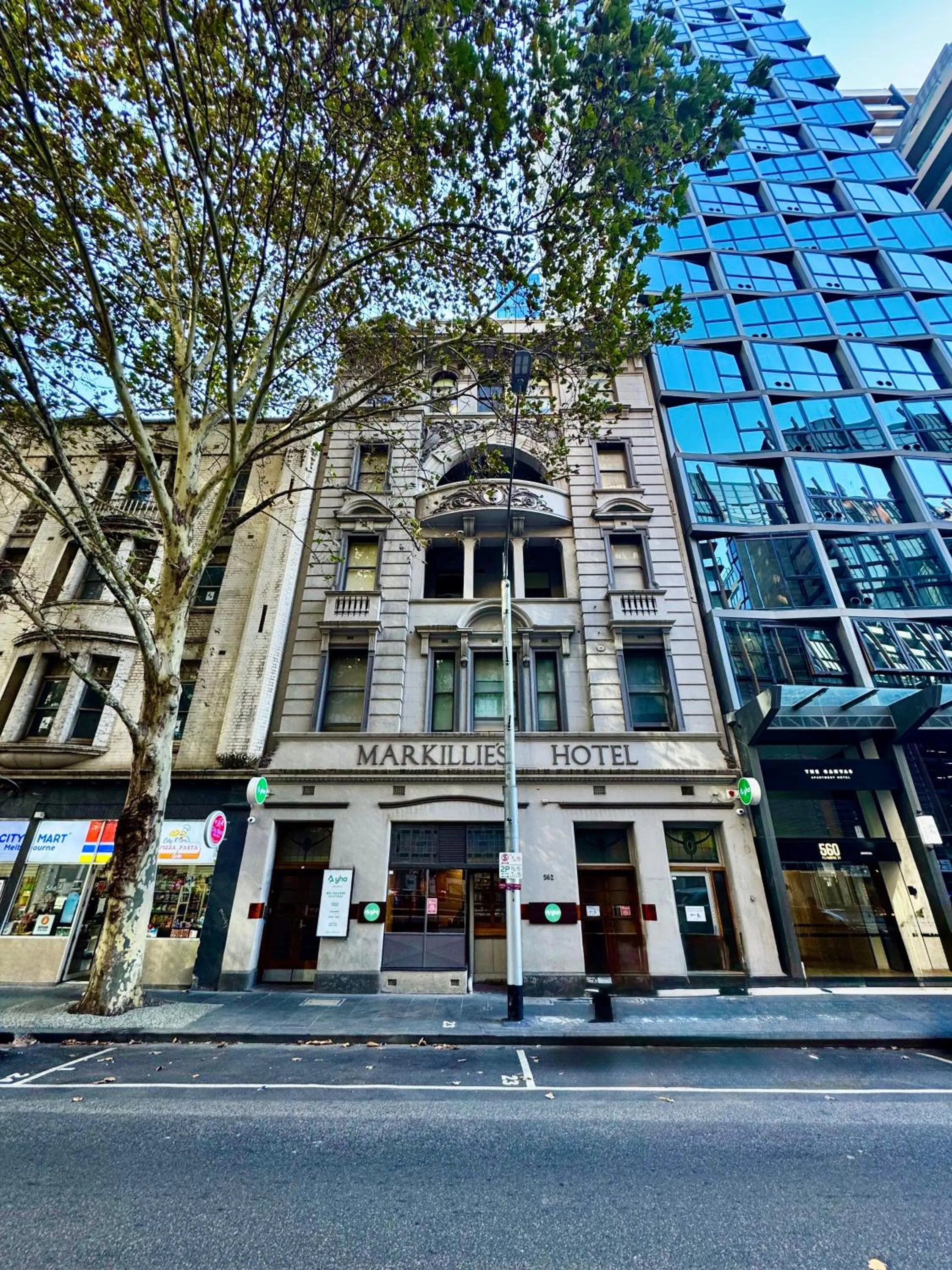 Facade/entrance in YHA Melbourne Central