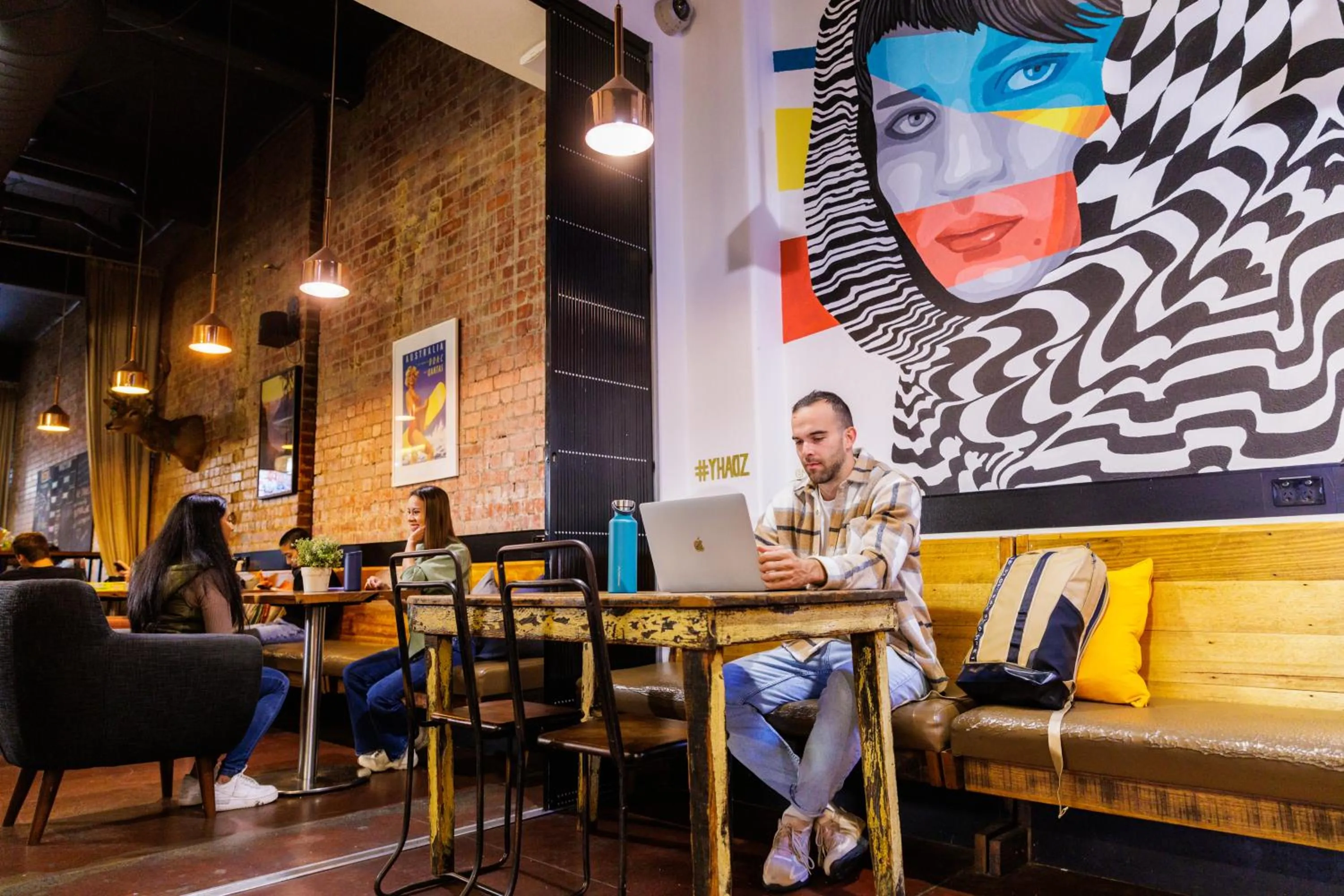 Dining area in YHA Melbourne Central