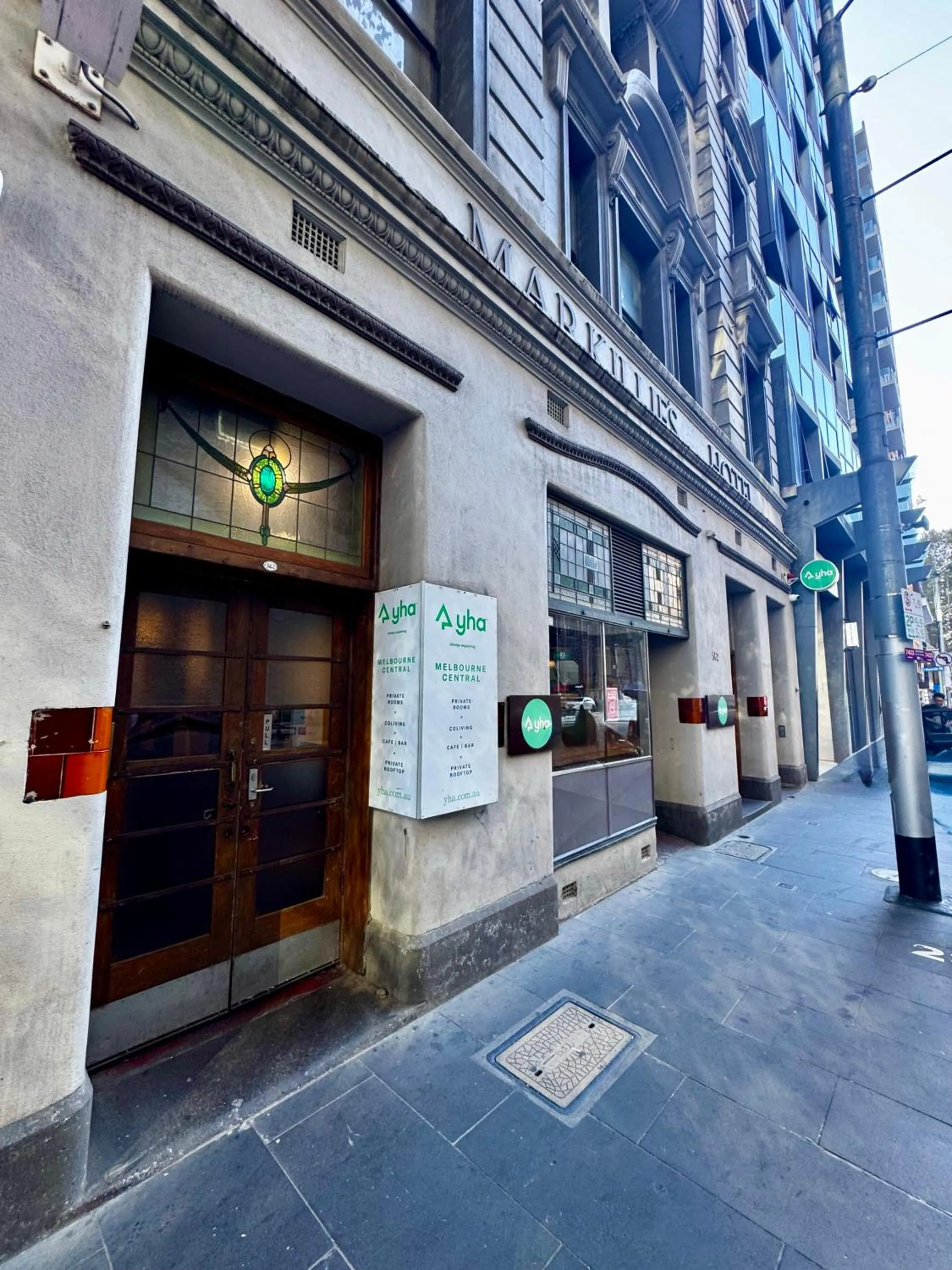 Property building in YHA Melbourne Central