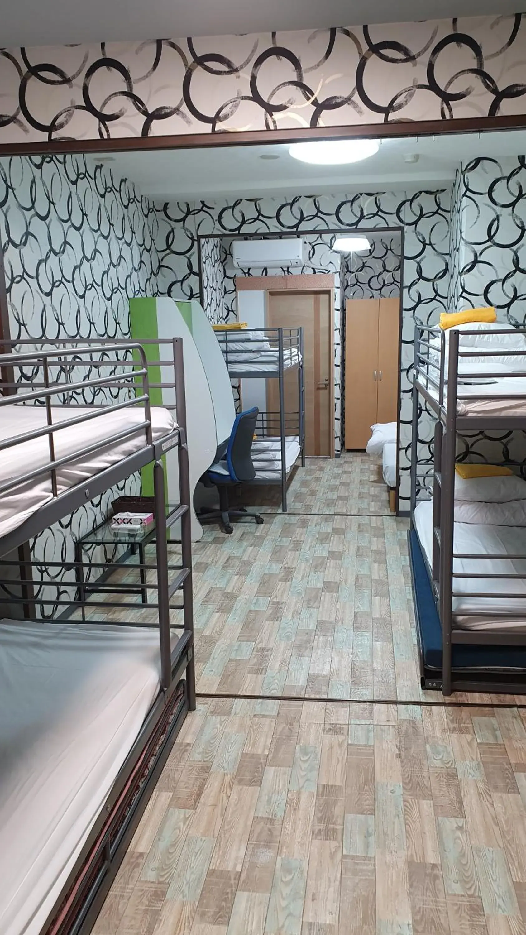 Bunk Bed in Male Dormitory Room in Shinjuku Sky hostel Bunk Bed in Male Dormitory Room in Shinjuku Sky hostel