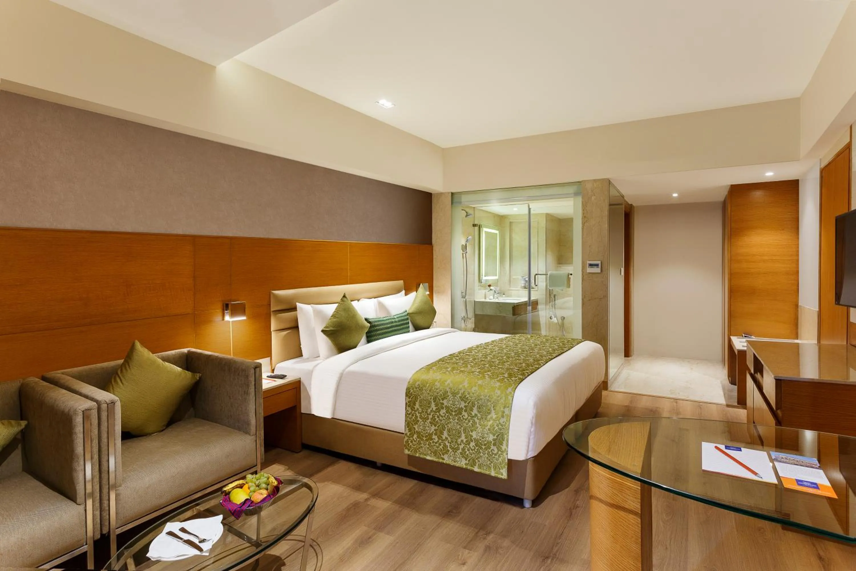 Bed in Nataraj Sarovar Portico