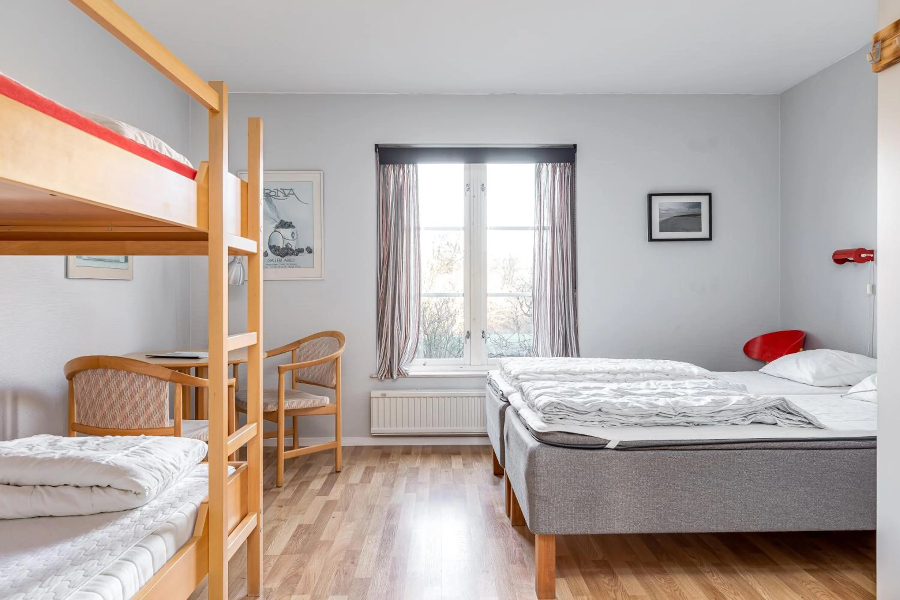 Quadruple Room with Shared Bathroom in STF Baskemölla Hostel