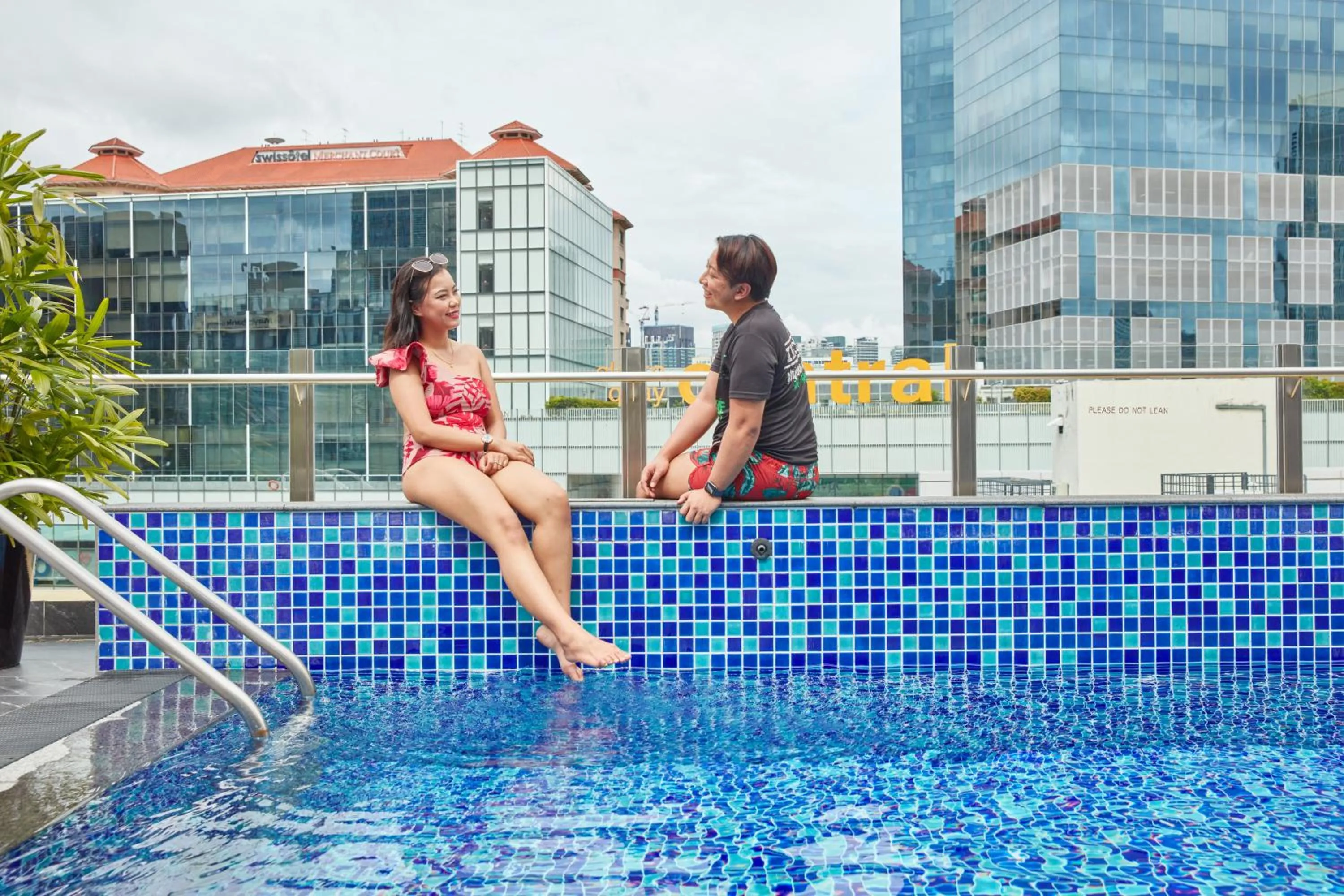 Swimming pool in ibis budget Singapore Clarke Quay