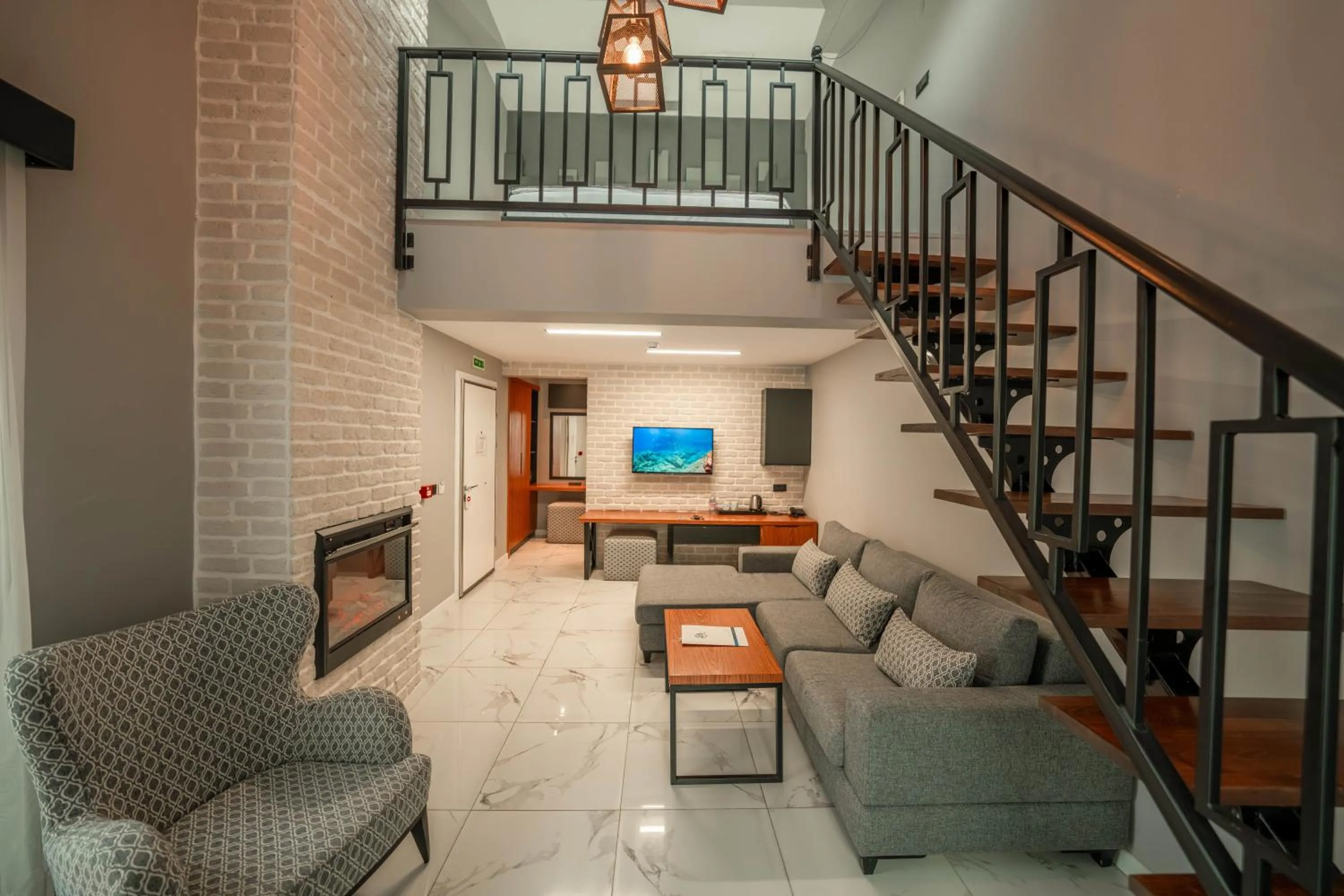 Living room in Alfa Suites & SPA