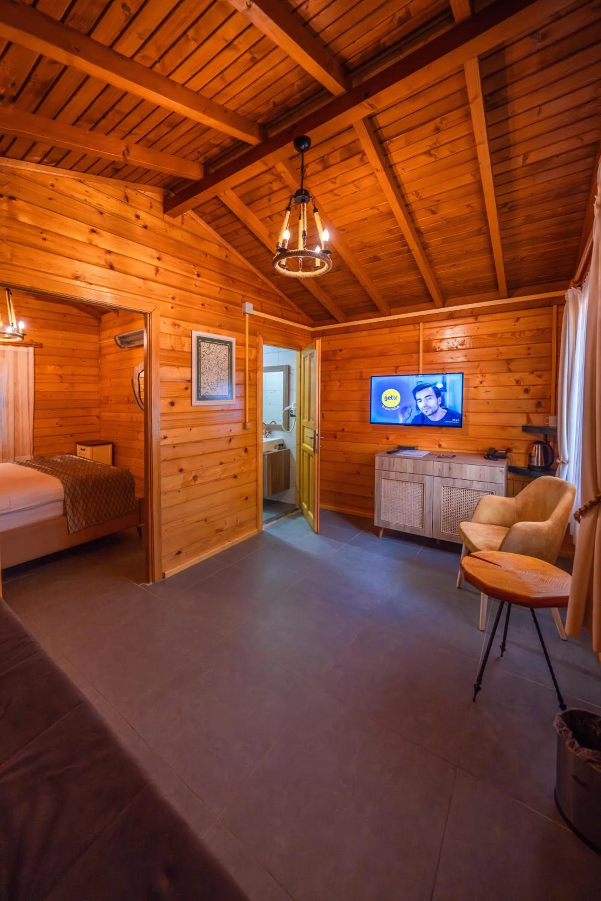 Living room, Bed in Alfa Suites & SPA