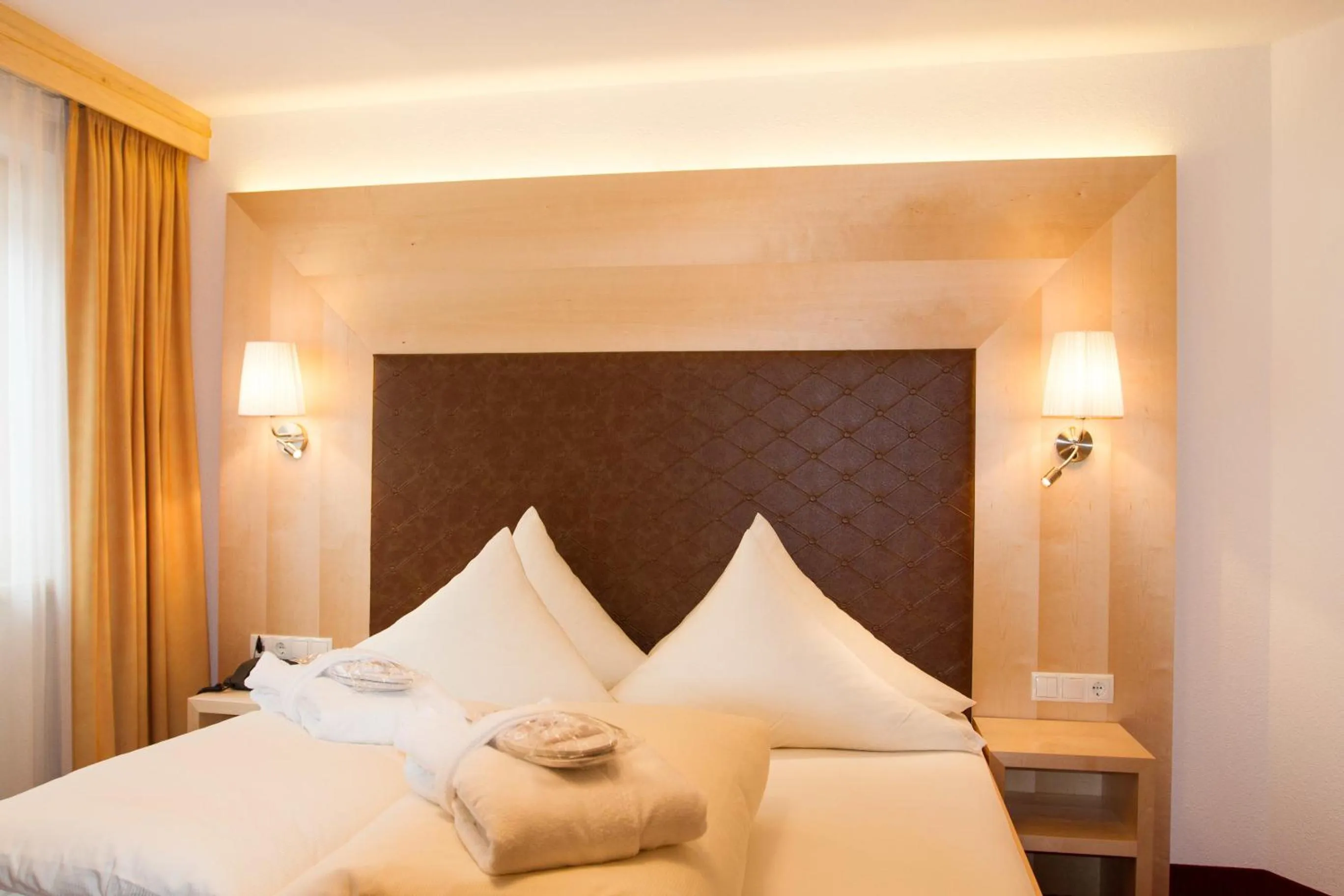 Decorative detail, Bed in Hotel Albona