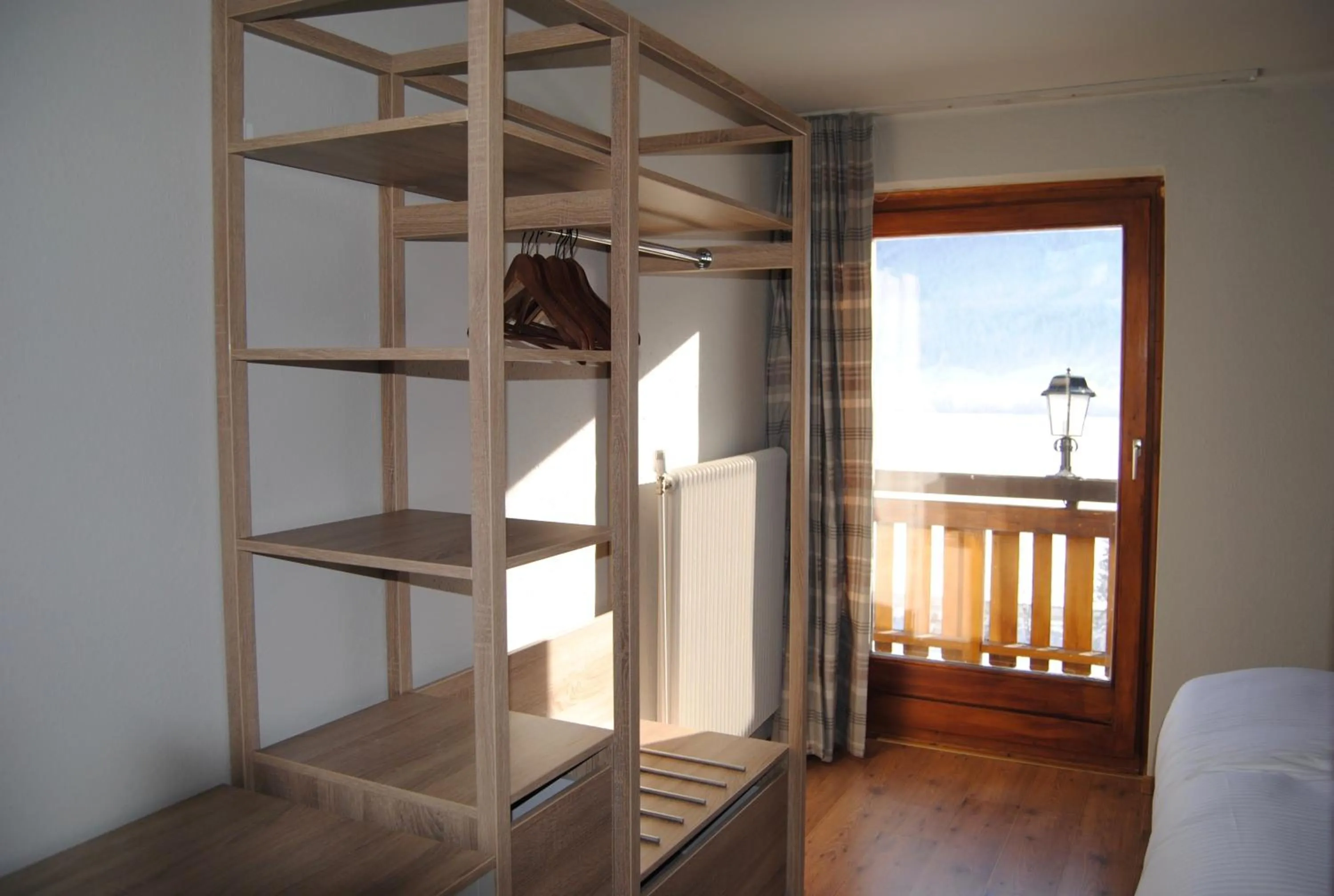 Balcony/Terrace, Bed in Hotel Speiereck