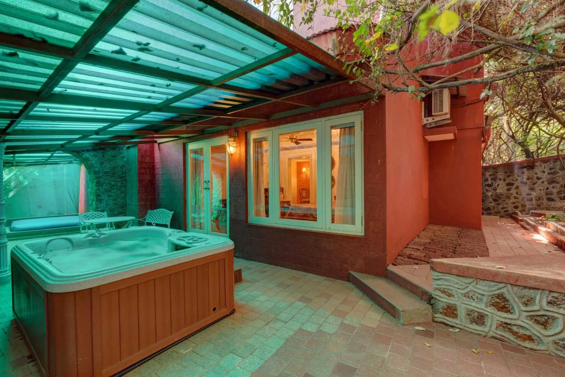 Patio in Ramsukh Resorts and Spa