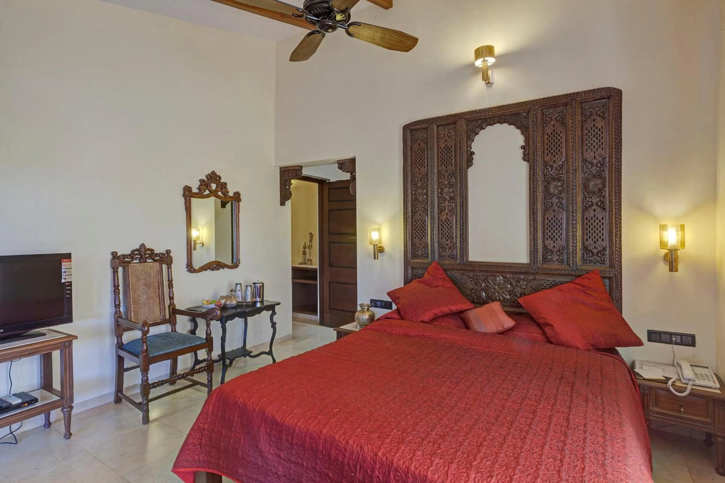 Bedroom, Bed in Ramsukh Resorts and Spa