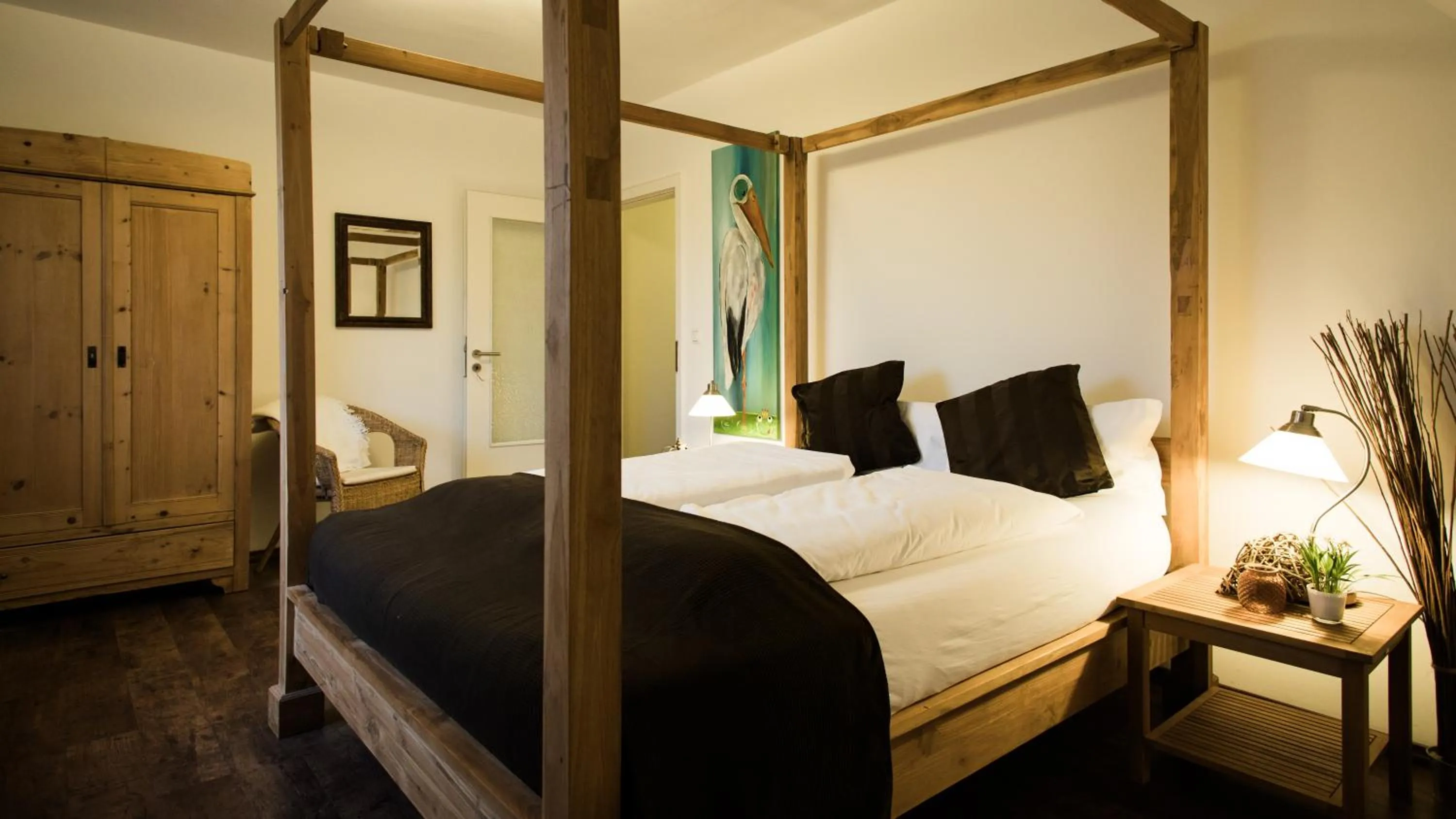 Photo of the whole room, Bed in Pension Kerckenhof