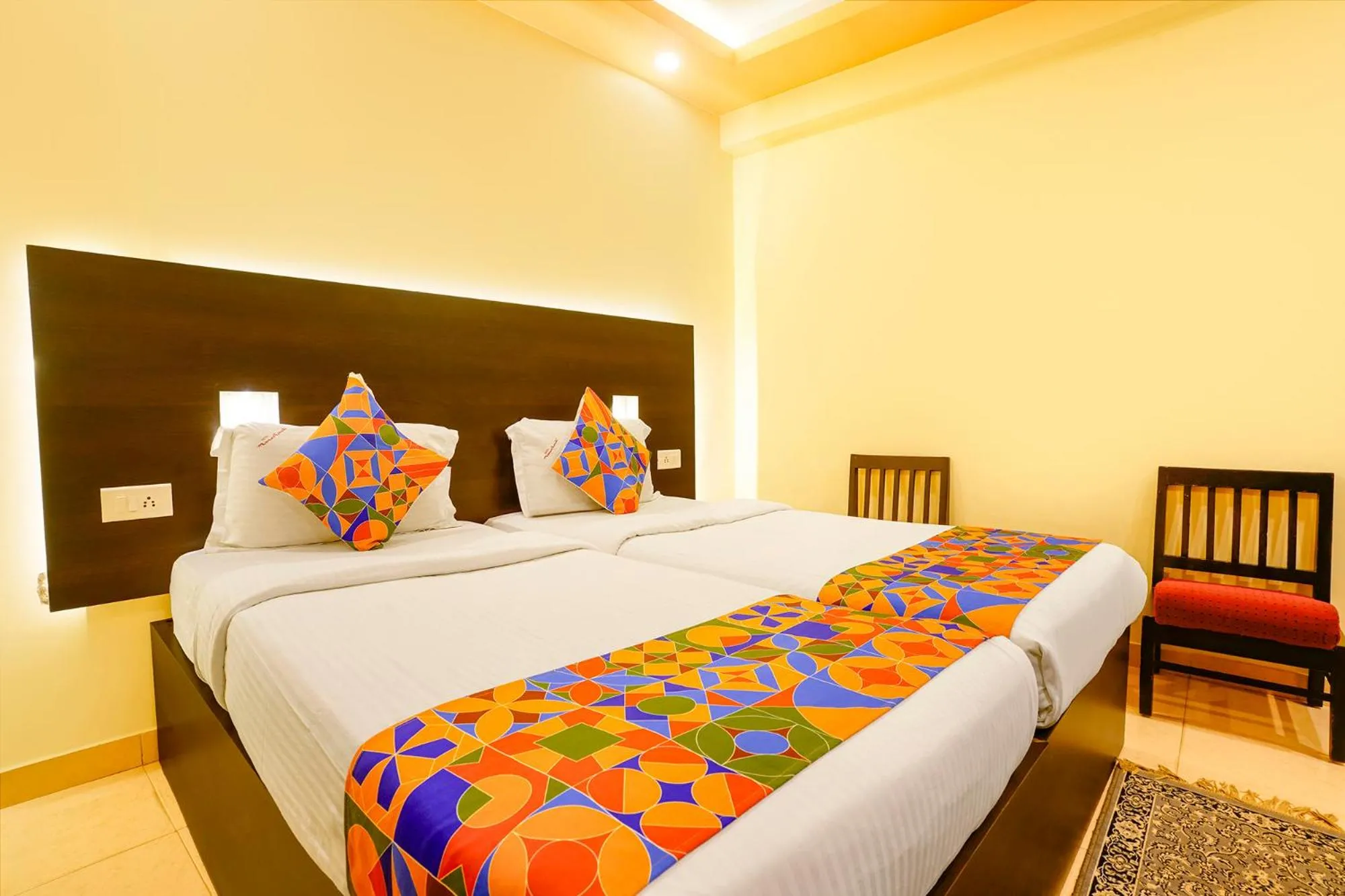 Bed in Fabhotel Manoshanti - Nr Big Daddy Casino