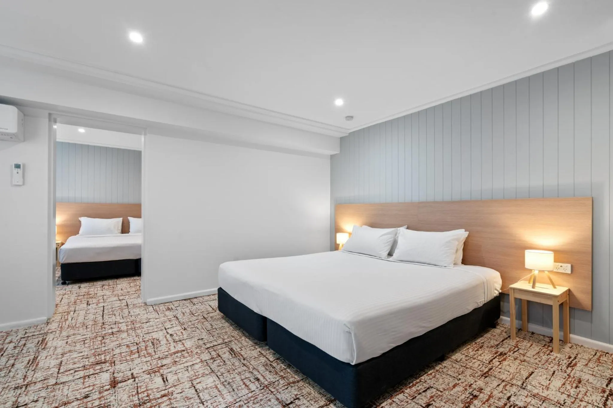 Bed in Mirage Hotel Newport