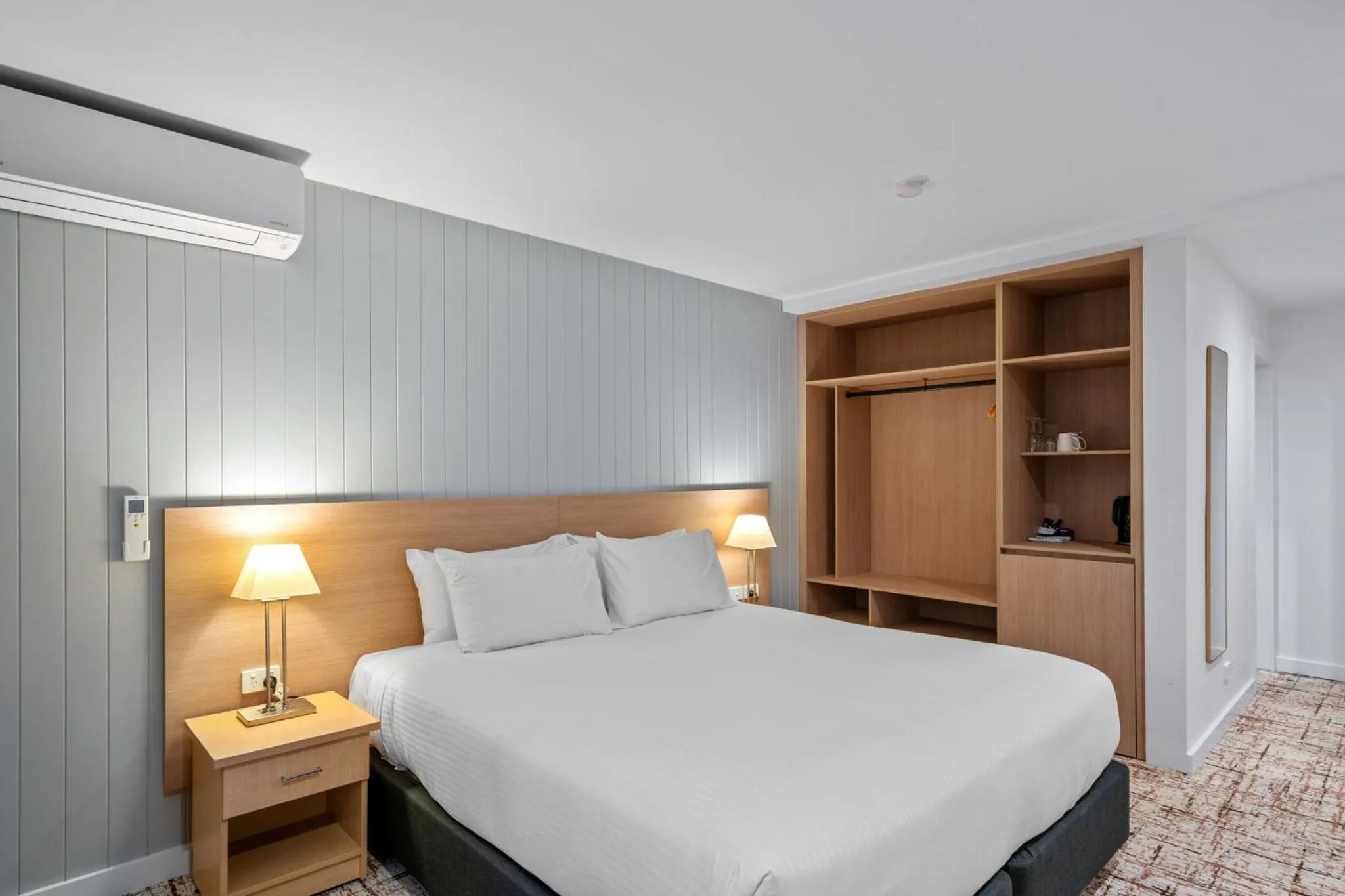 Bed in Mirage Hotel Newport