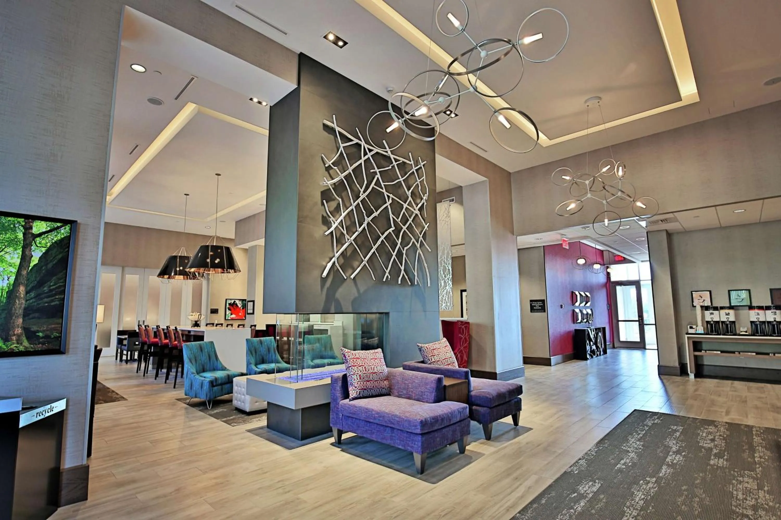 Lobby or reception in Hampton Inn & Suites Asheville Biltmore Area