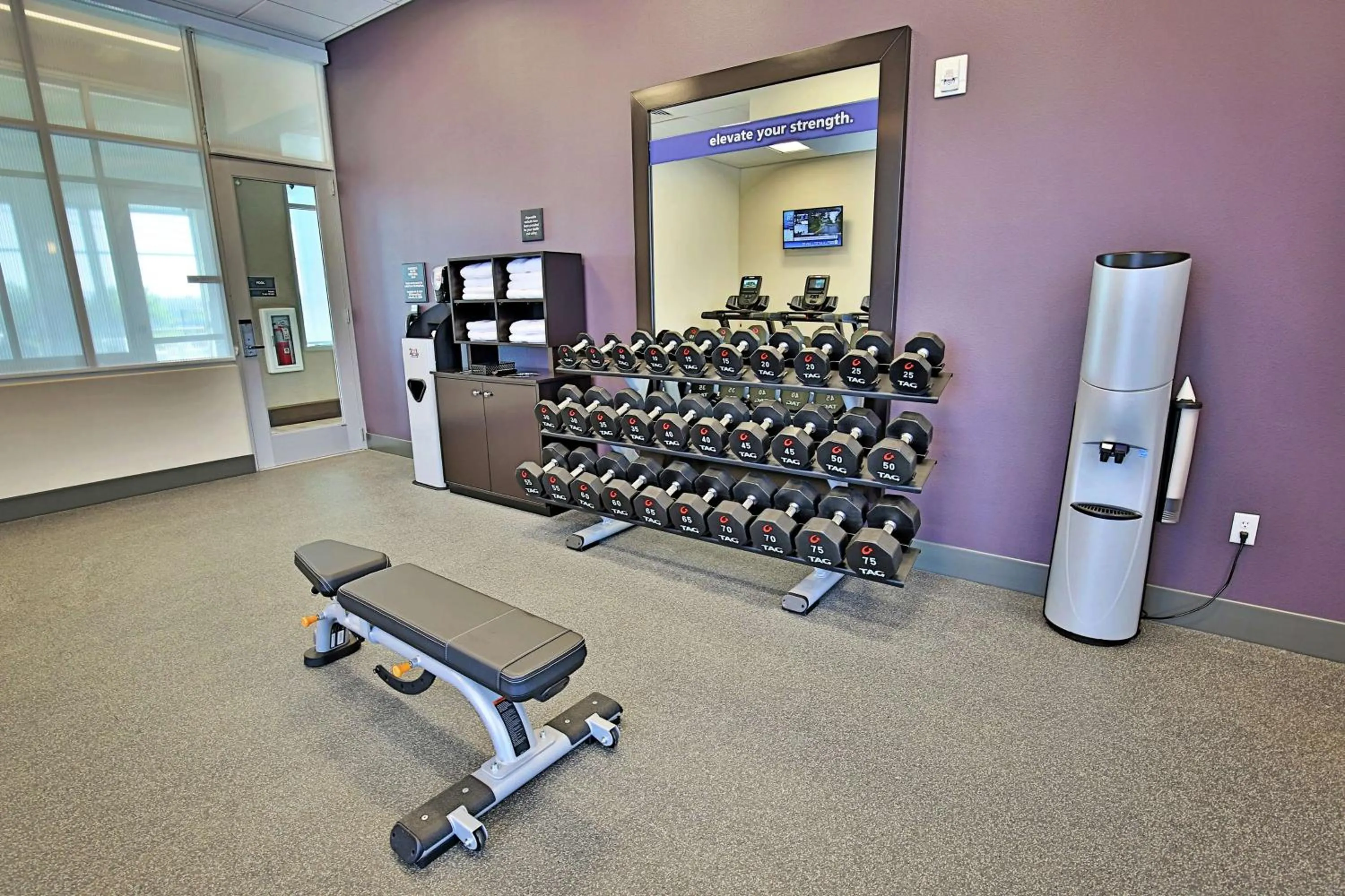 Fitness centre/facilities in Hampton Inn & Suites Asheville Biltmore Area