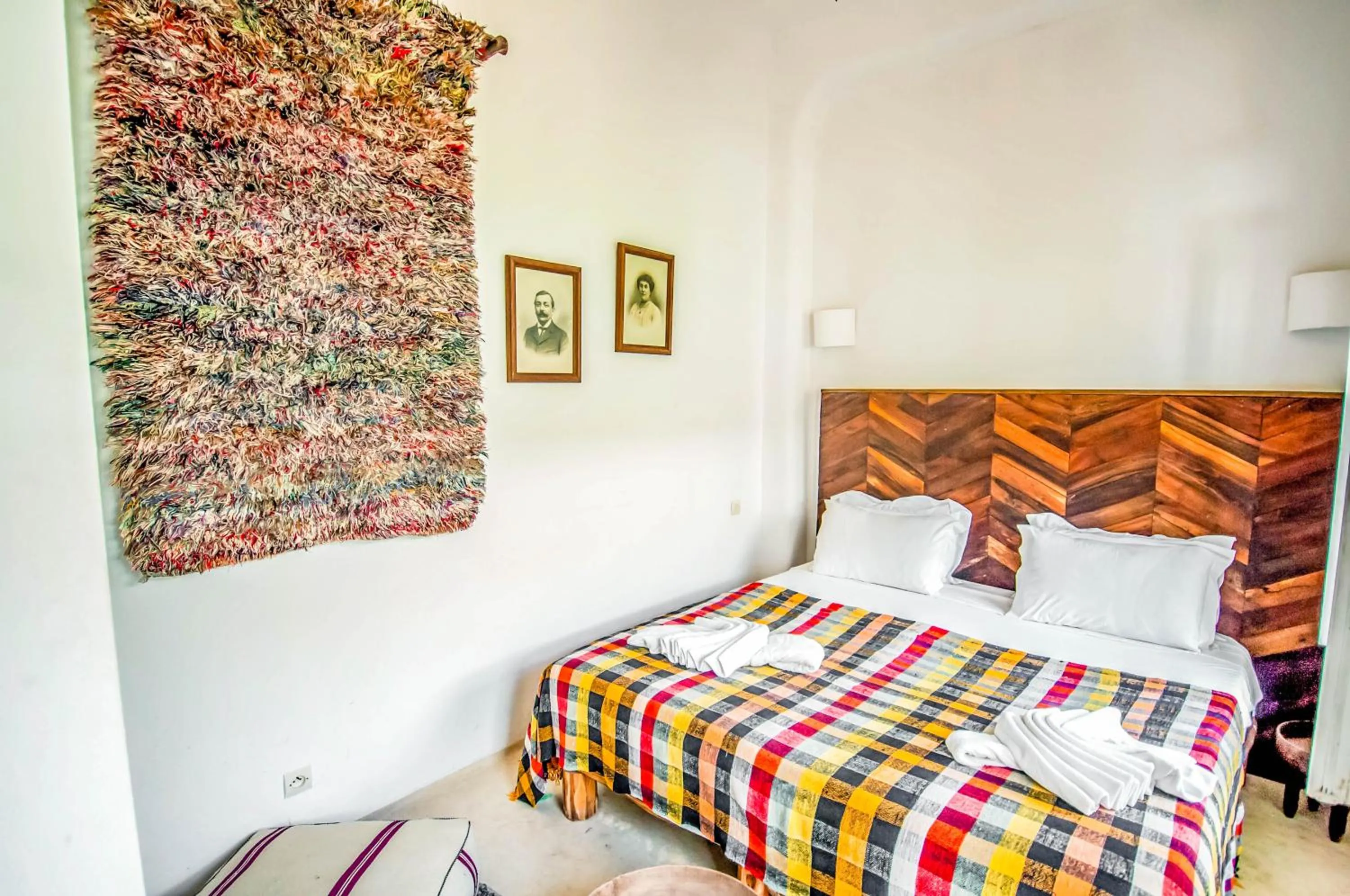 Bed in Riad Villa Almeria Hotel & Spa