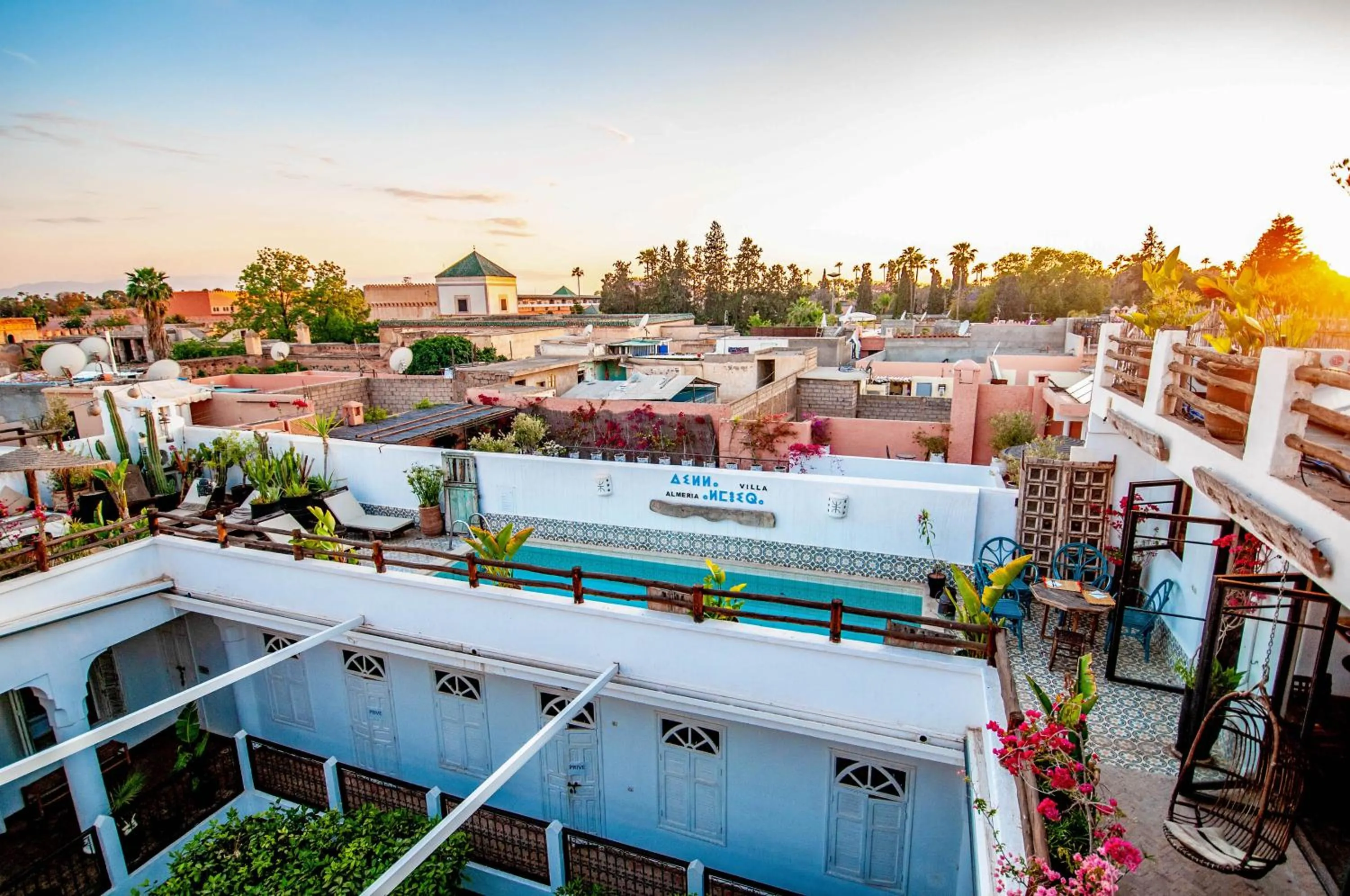 Swimming pool in Riad Villa Almeria Hotel & Spa