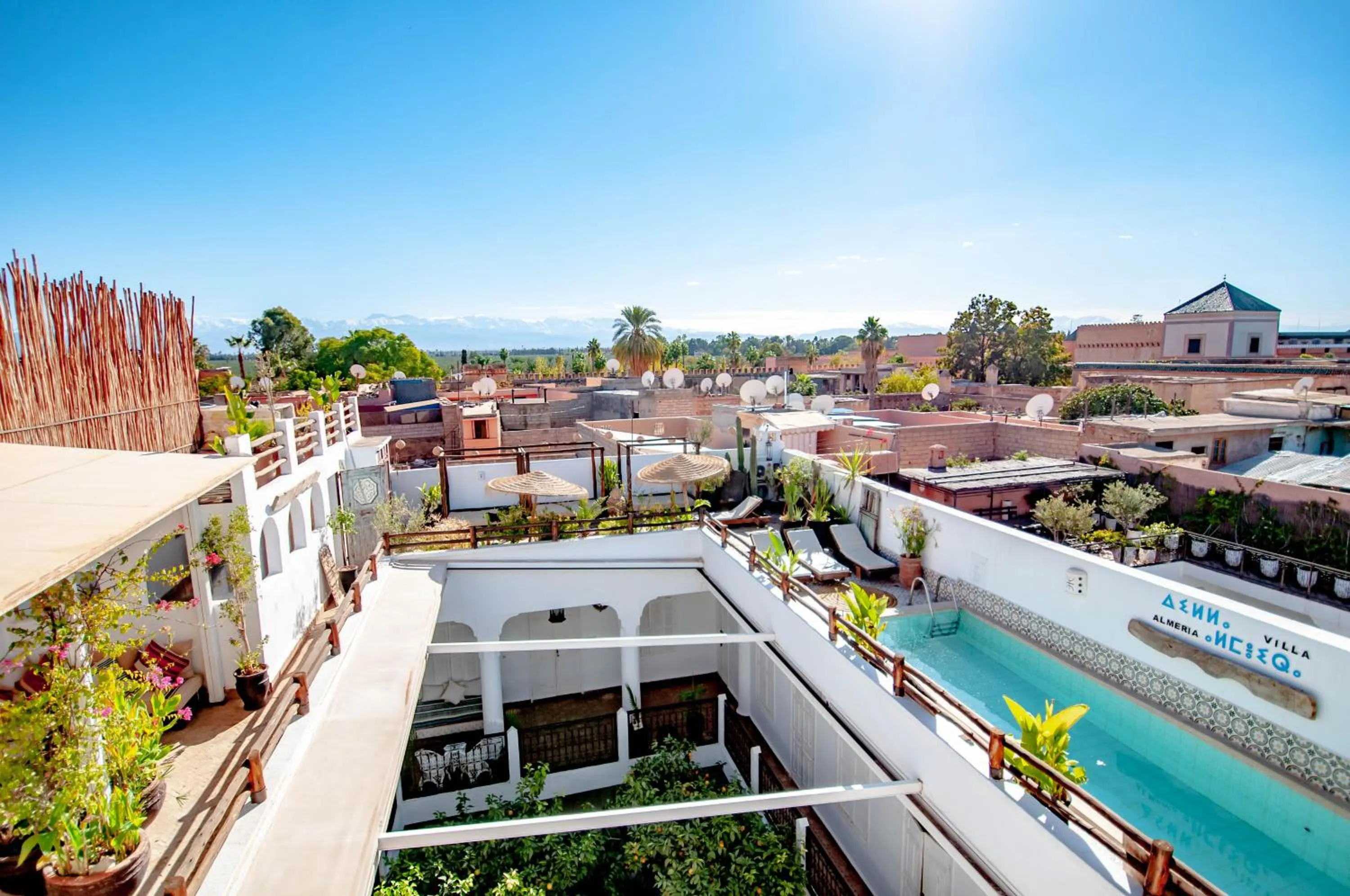 Balcony/Terrace in Riad Villa Almeria Hotel & Spa