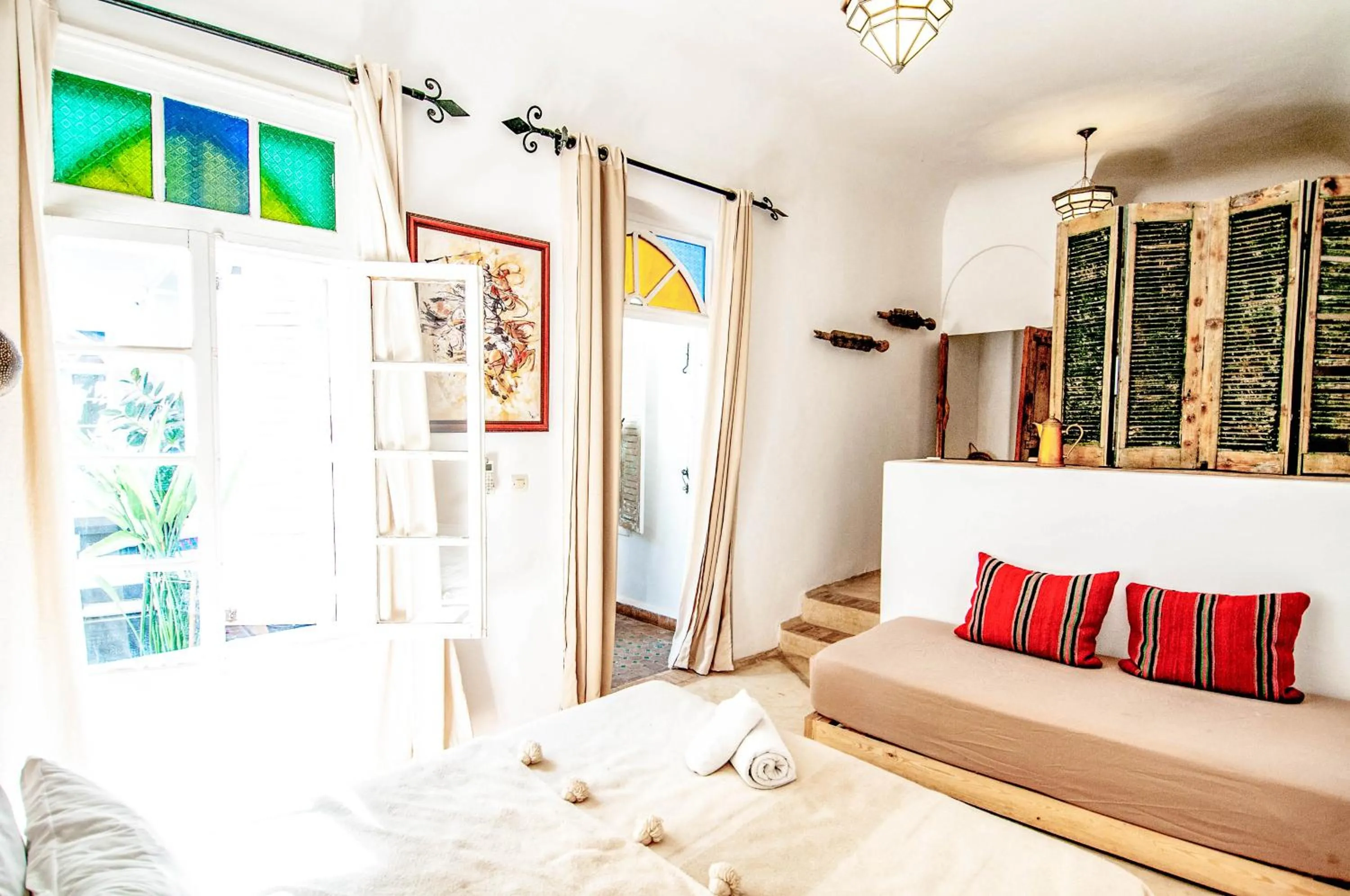 Bedroom, Bed in Riad Villa Almeria Hotel & Spa