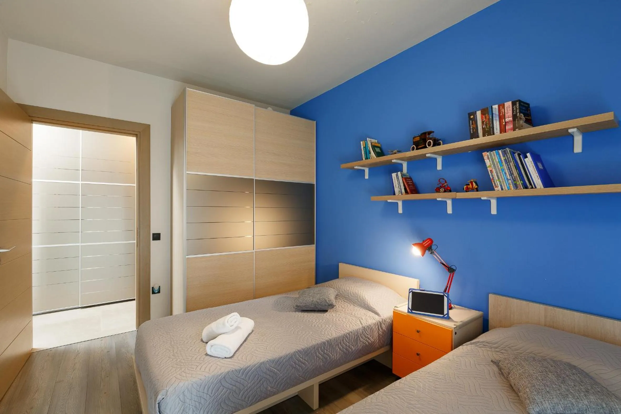 Bedroom, Bed in Stelios Penthouse