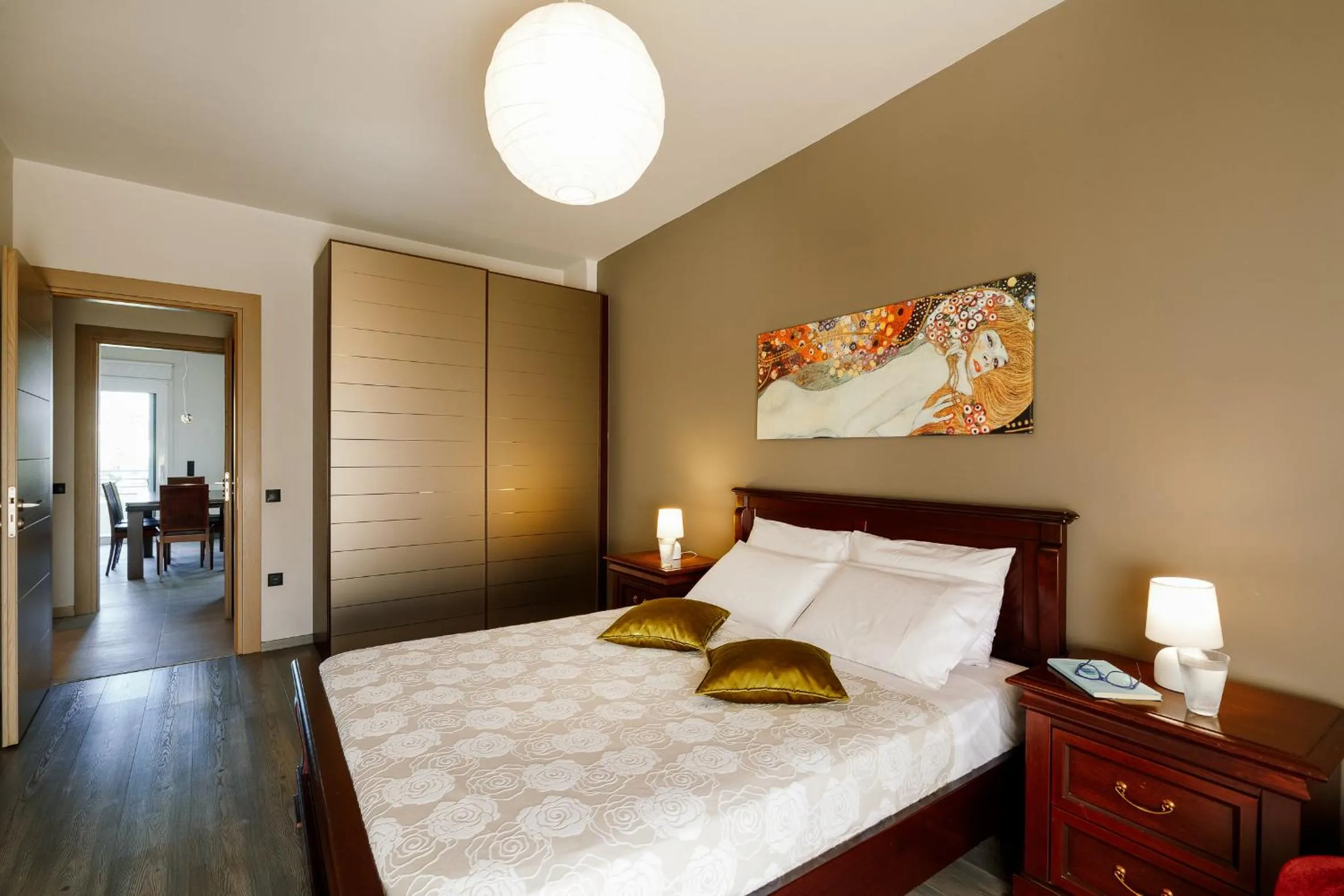 Bedroom, Bed in Stelios Penthouse