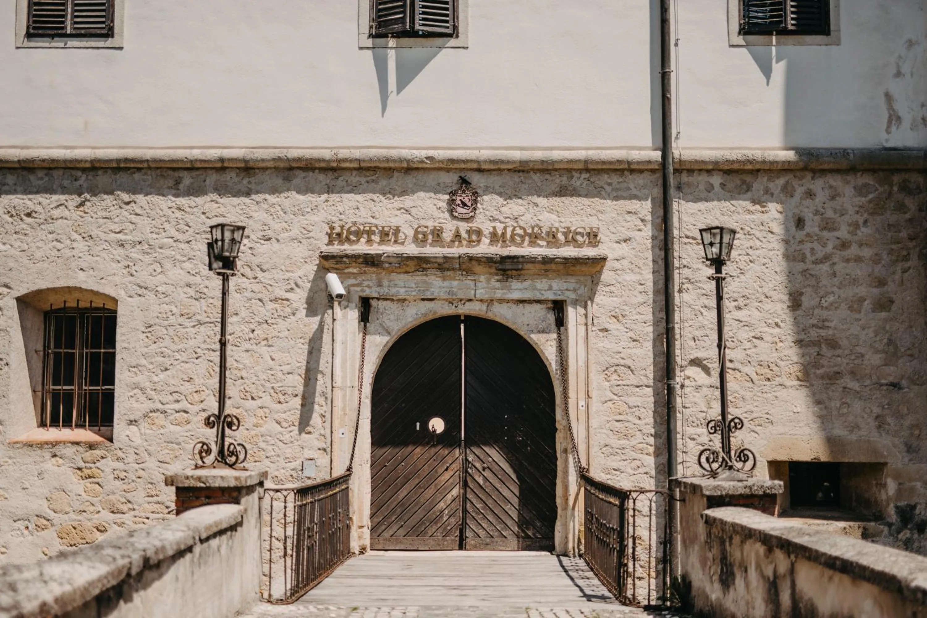 Facade/entrance in Mokrice Castle Estate