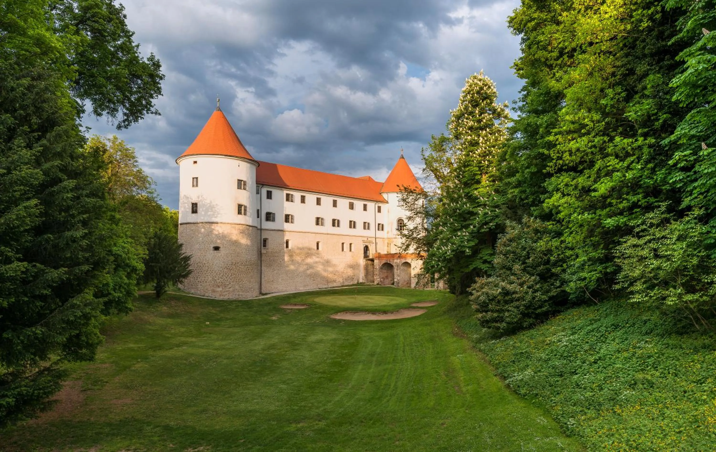 Property building in Mokrice Castle Estate