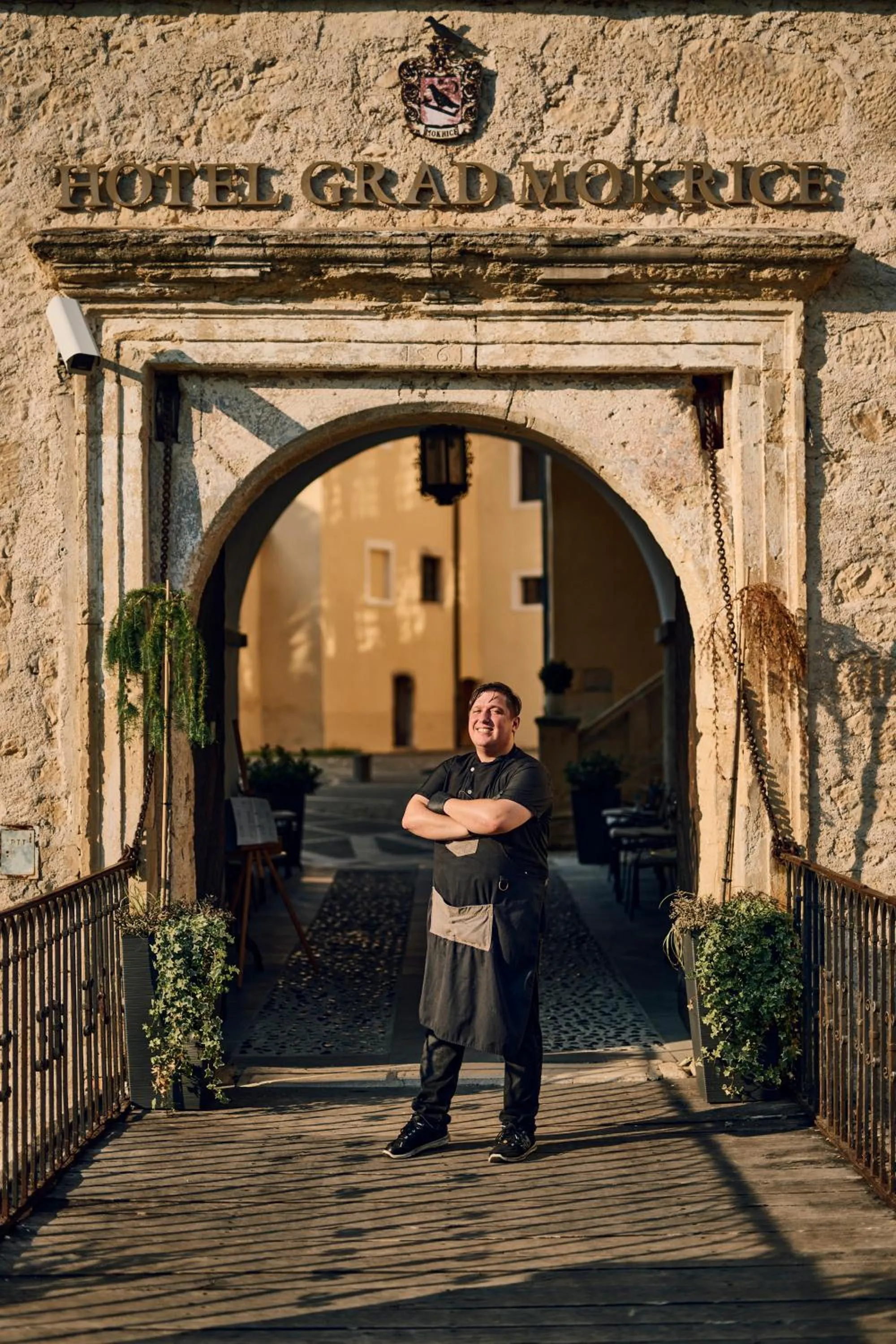 Property building in Mokrice Castle Estate