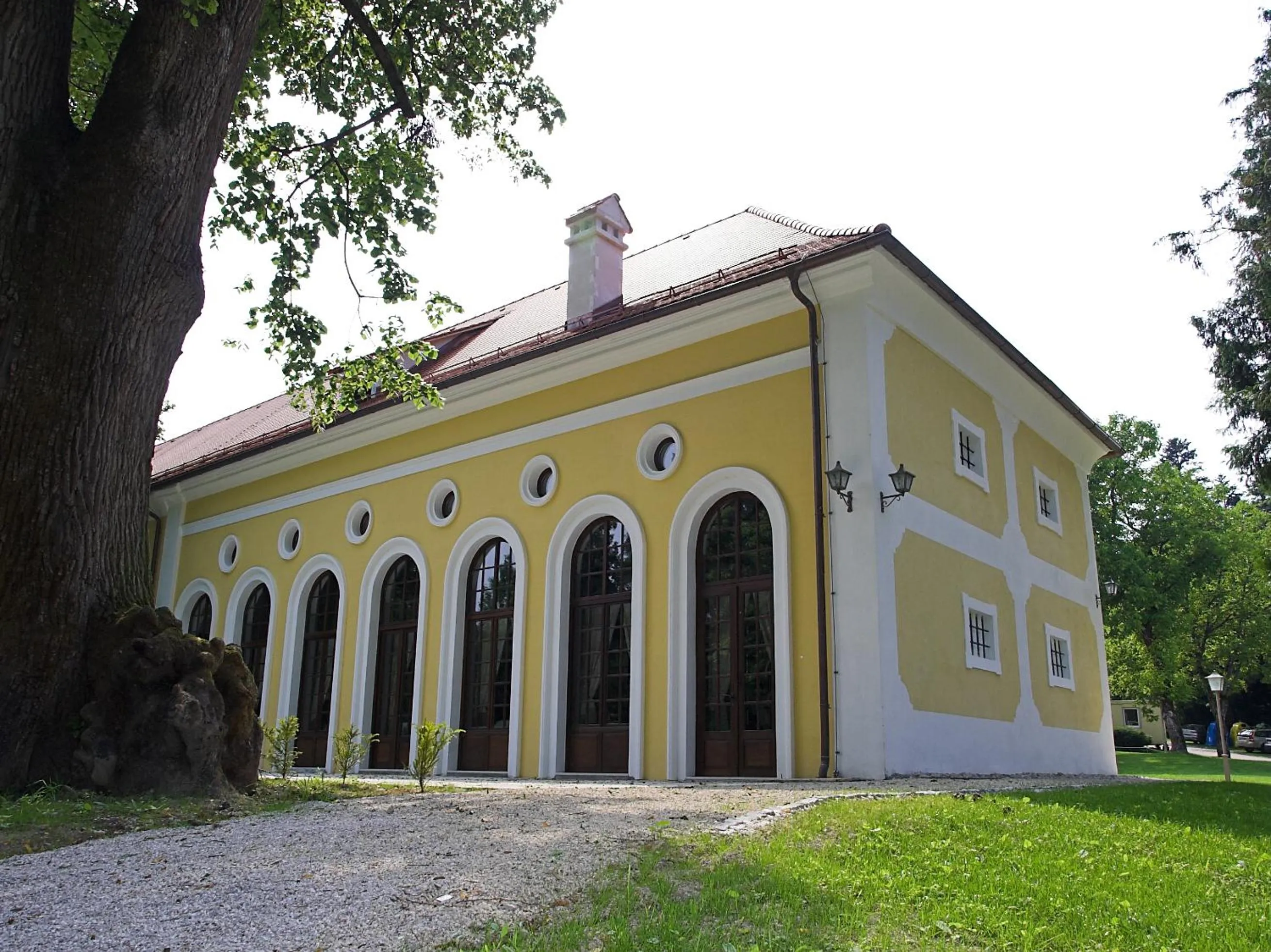 Property building in Mokrice Castle Estate