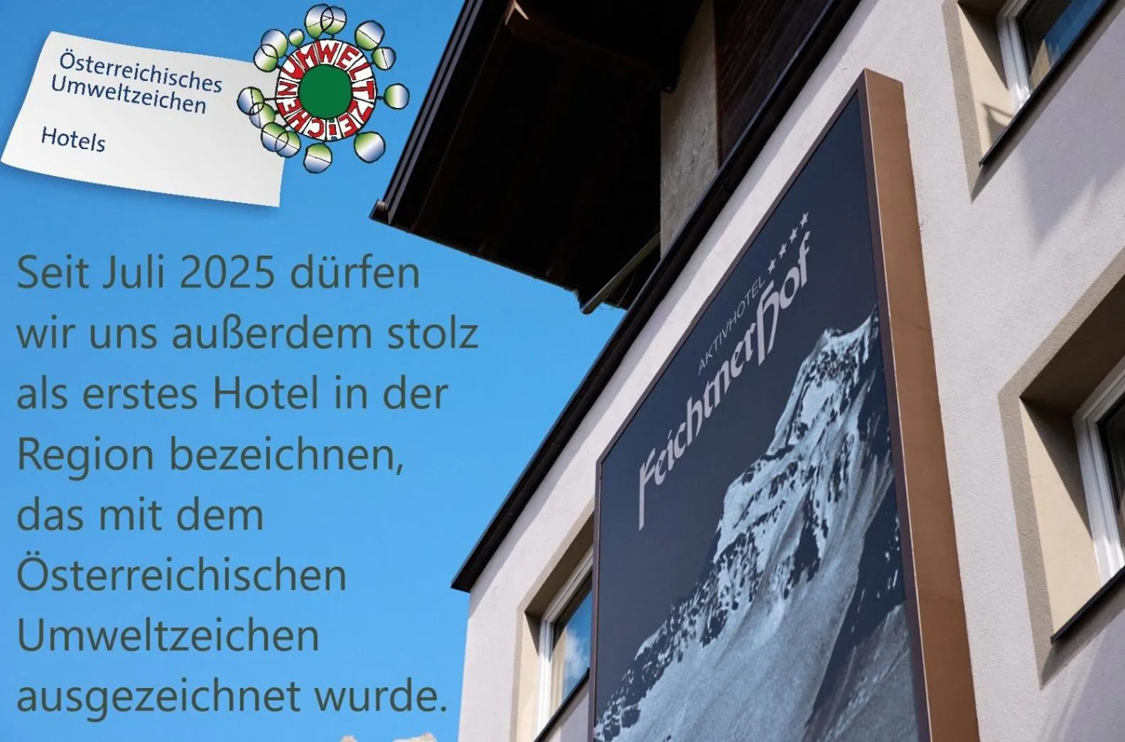 Certificate/Award in Natur Alpin Hotel Feichtner Hof