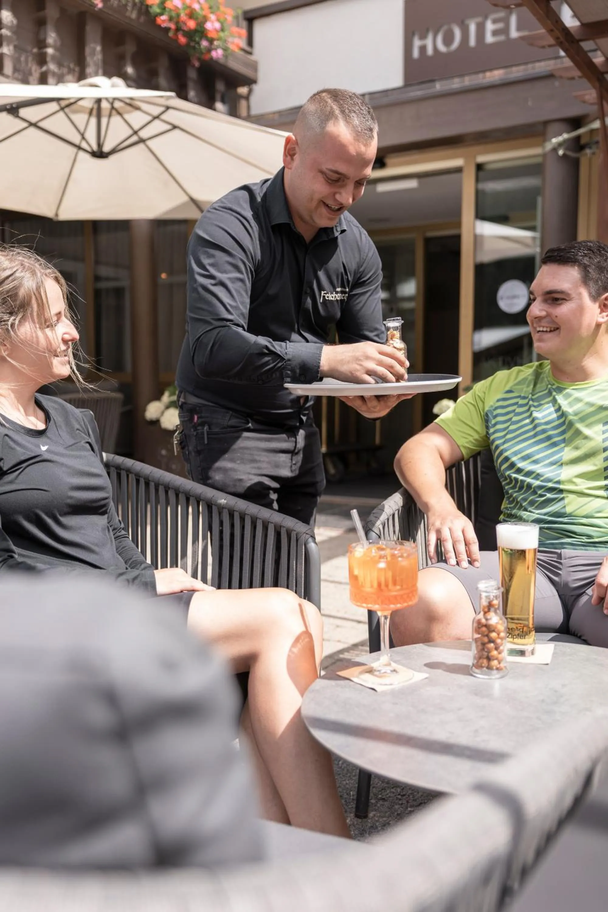 Balcony/Terrace in Natur Alpin Hotel Feichtner Hof