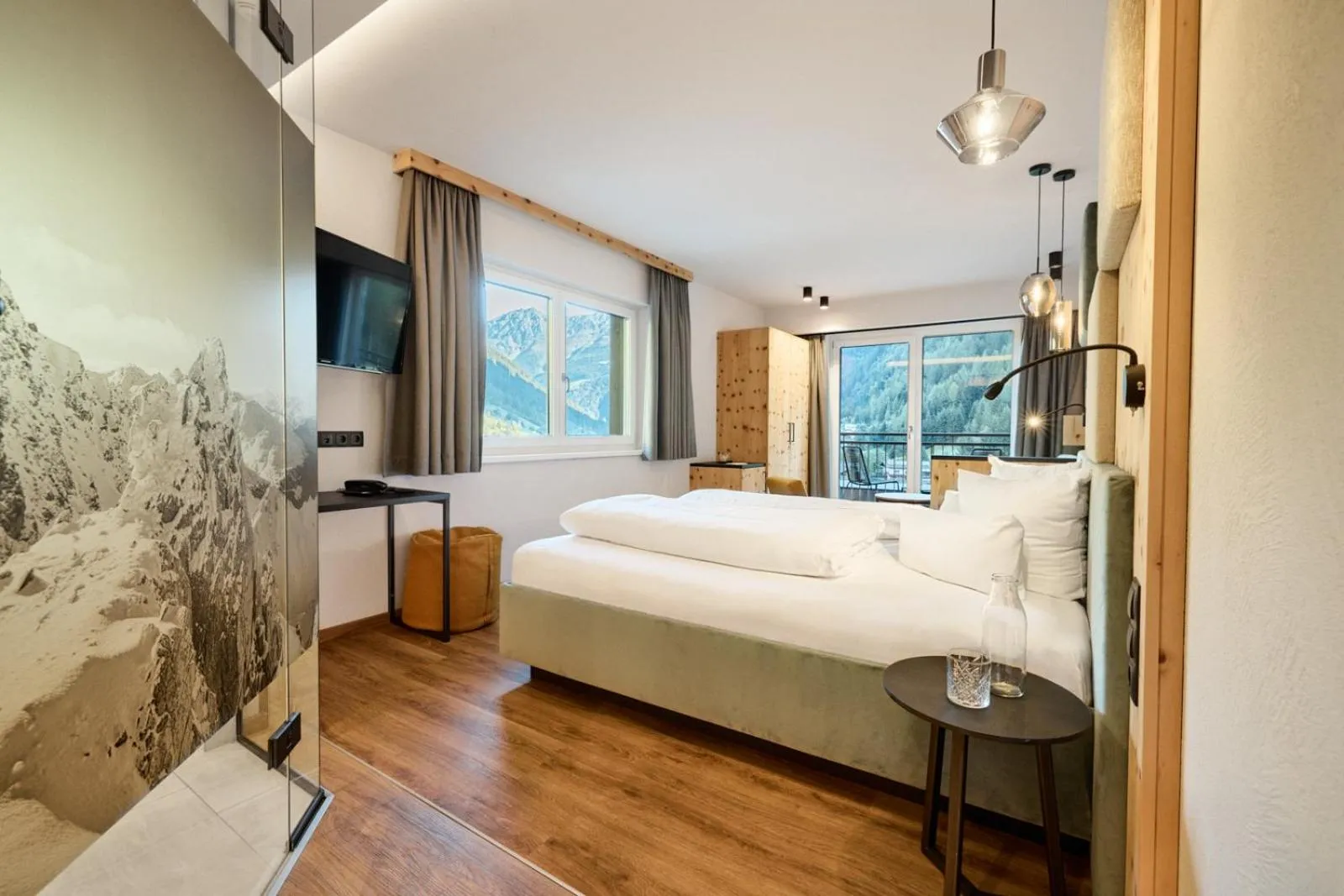 View (from property/room), Bed in Natur Alpin Hotel Feichtner Hof