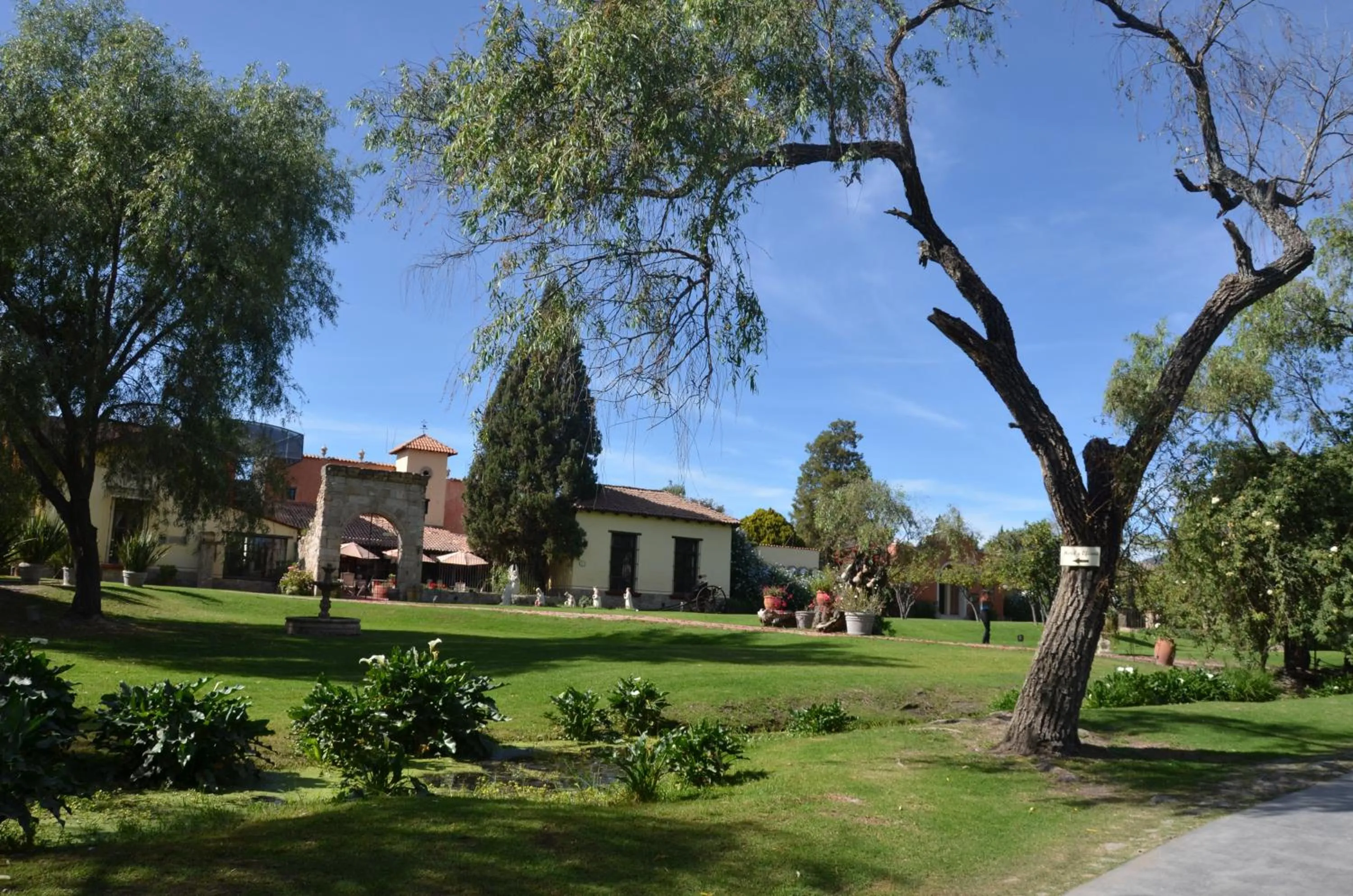 Facade/entrance in Hacienda La Magdalena