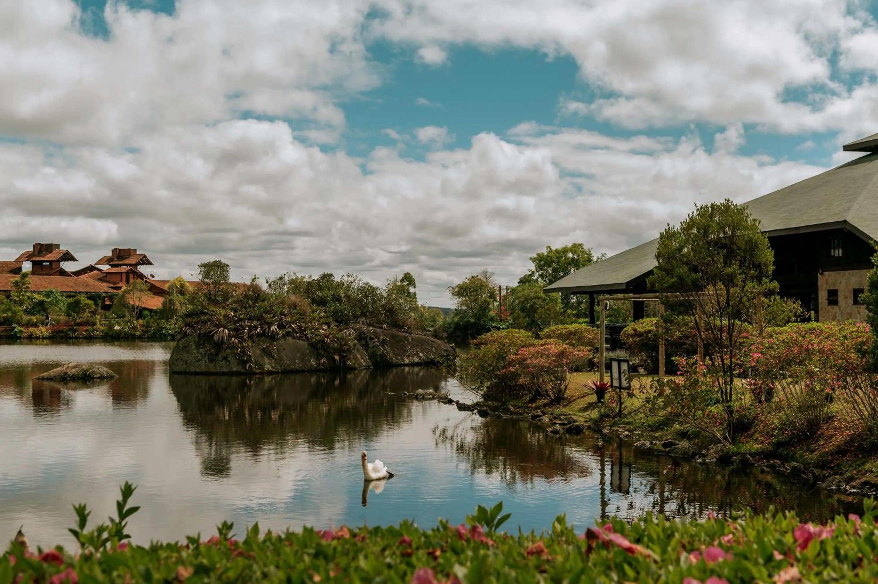 Lake view in Pousada Pedra Azul