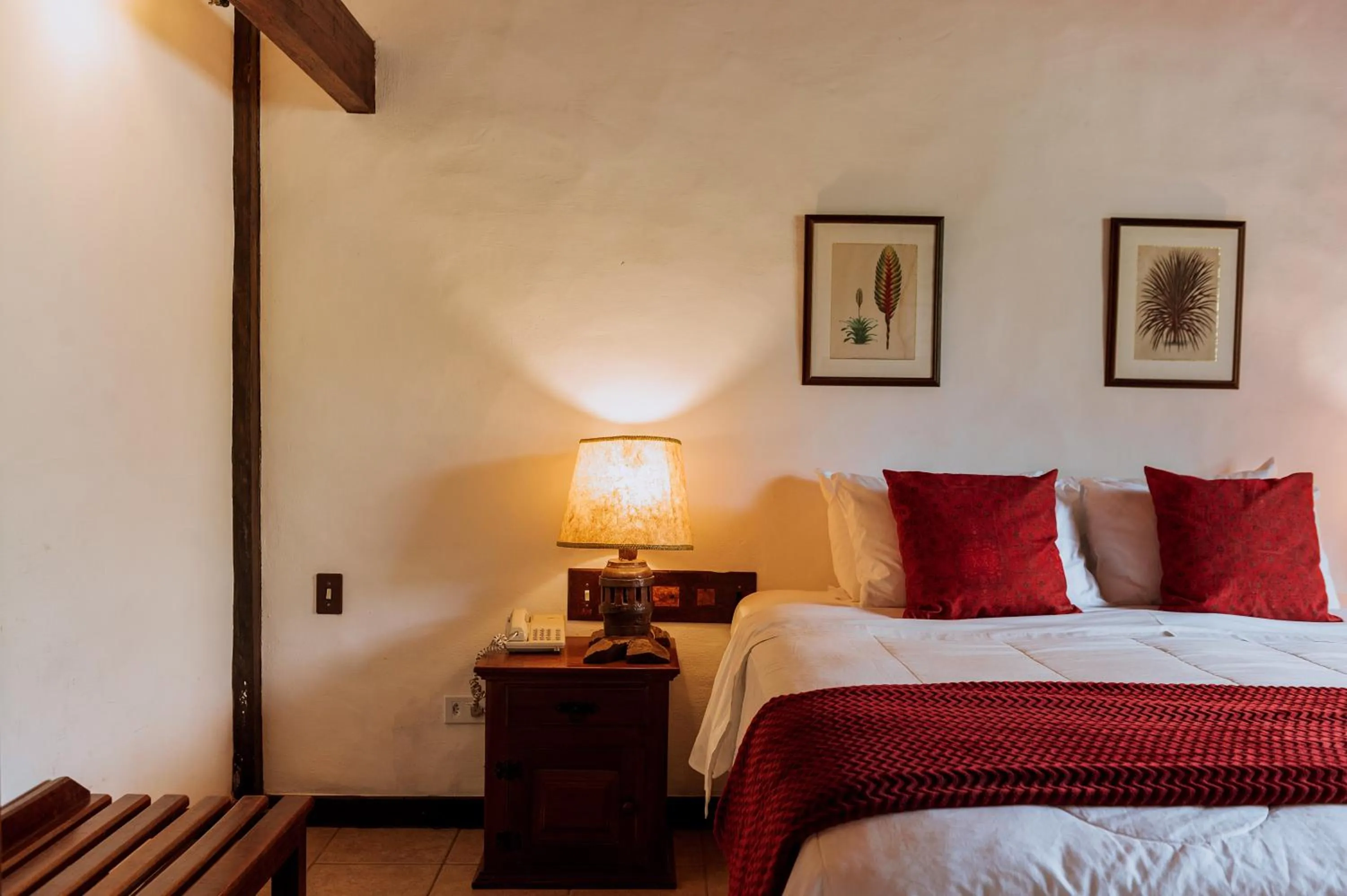 Bed in Pousada Pedra Azul