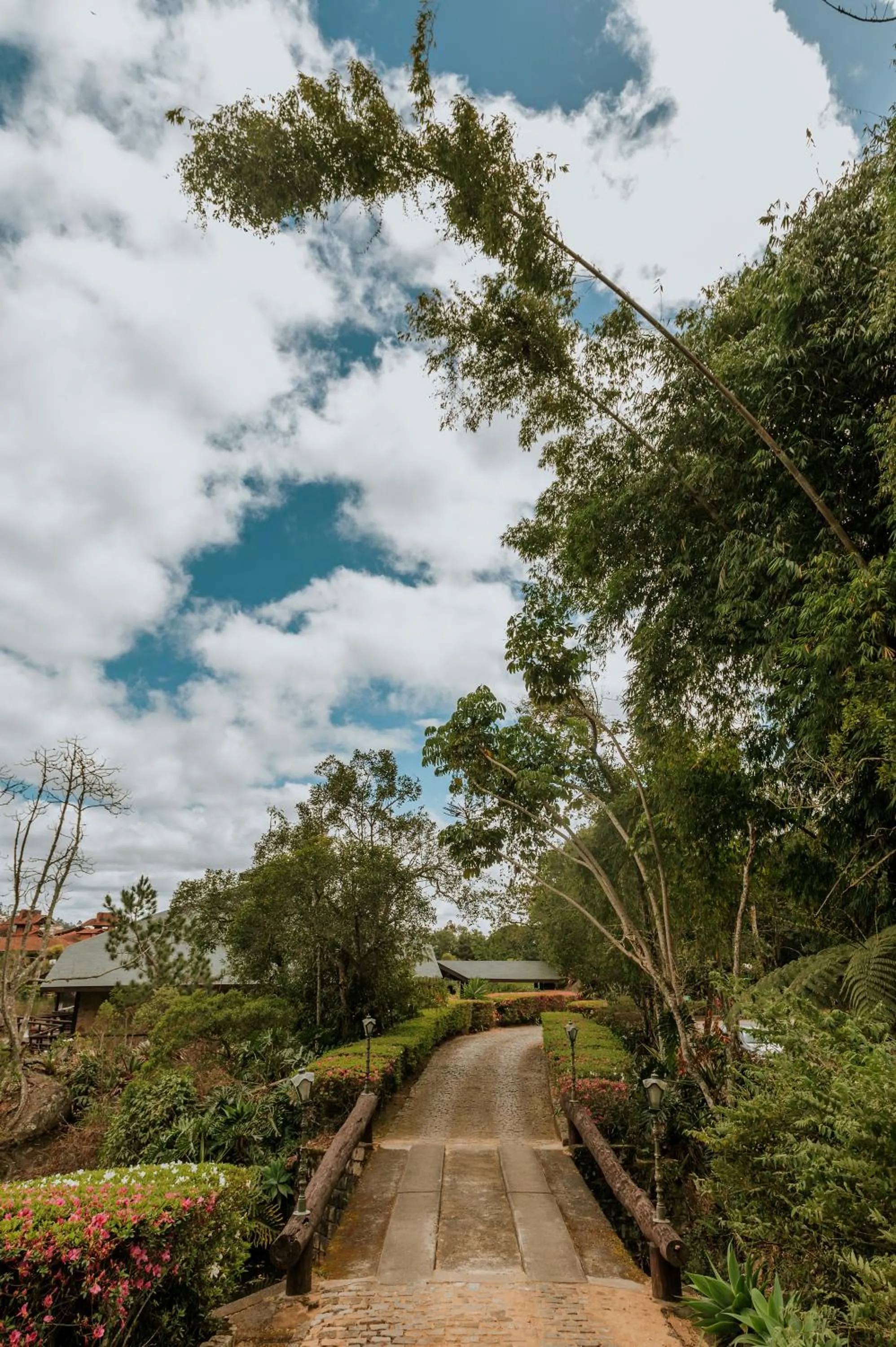 Garden in Pousada Pedra Azul
