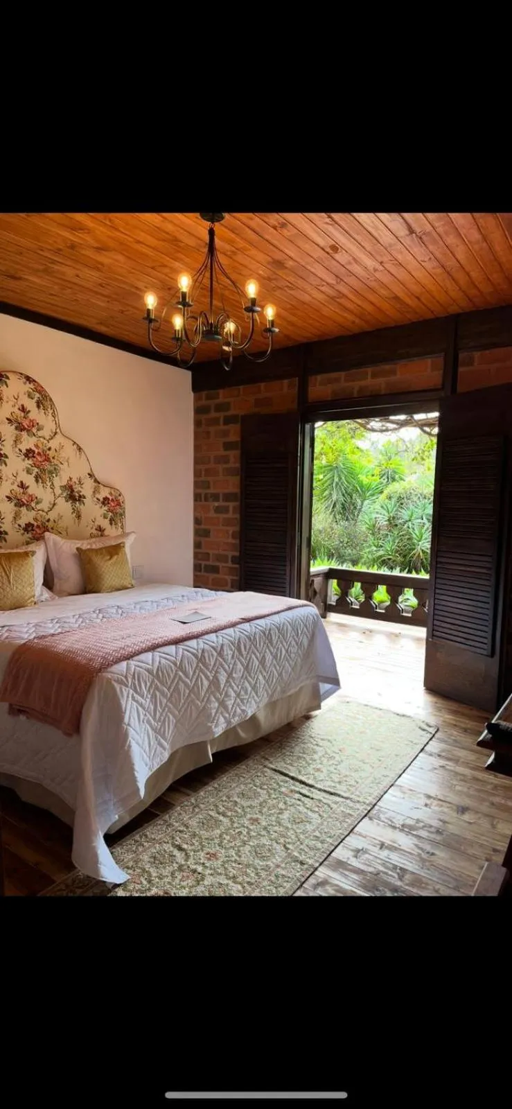 Bed in Pousada Pedra Azul