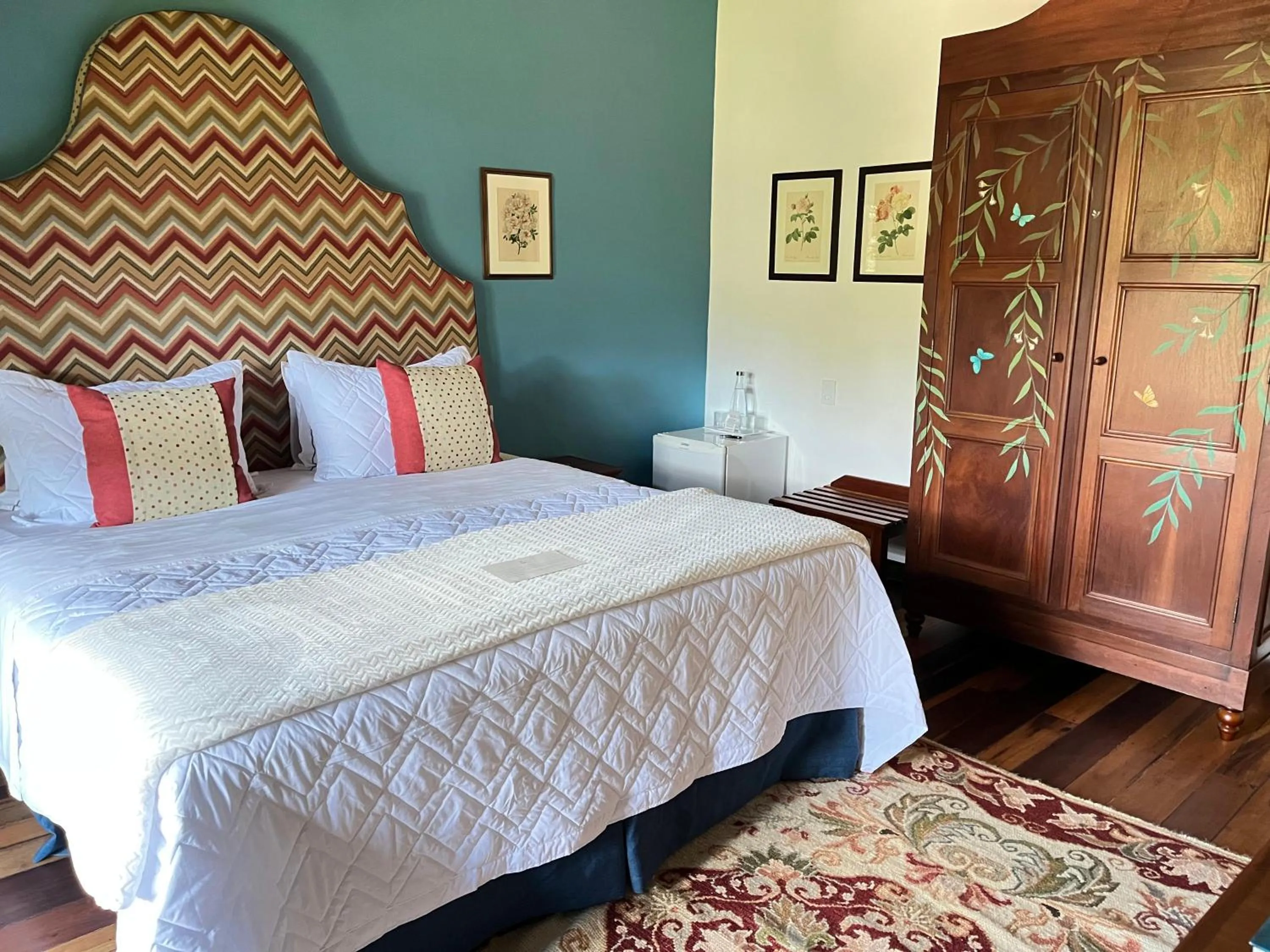 Bed in Pousada Pedra Azul