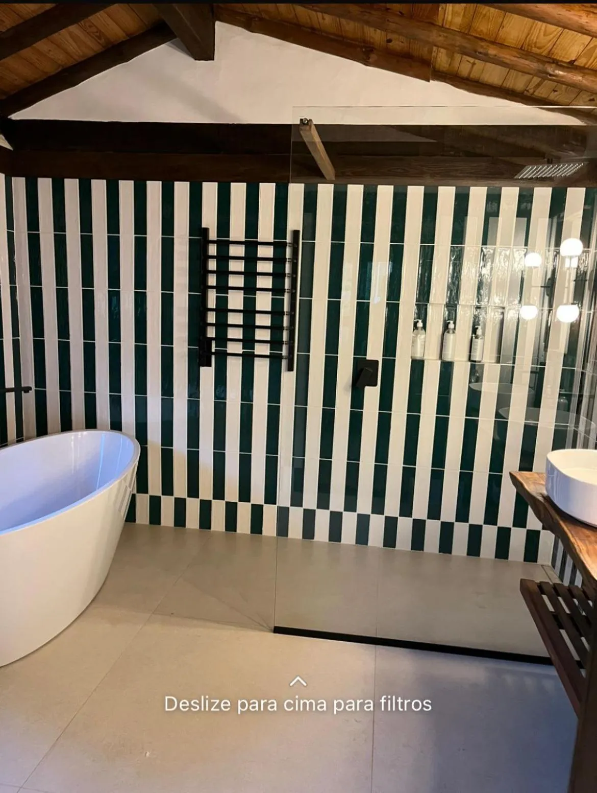 Bath in Pousada Pedra Azul